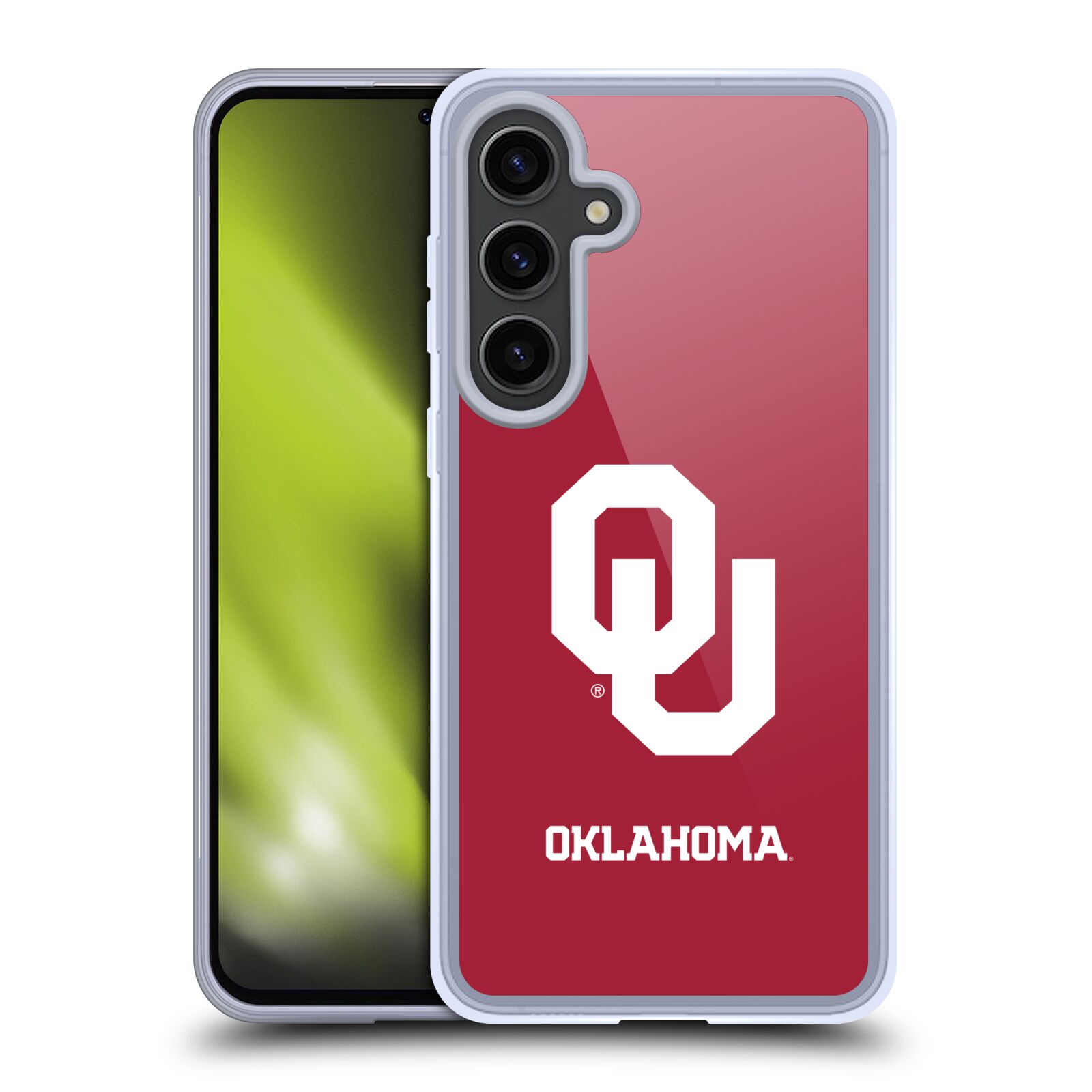 OFFICIAL UNIVERSITY OF OKLAHOMA OU GEL CASE COMPATIBLE W/ SAMSUNG PHONES/MAGSAFE