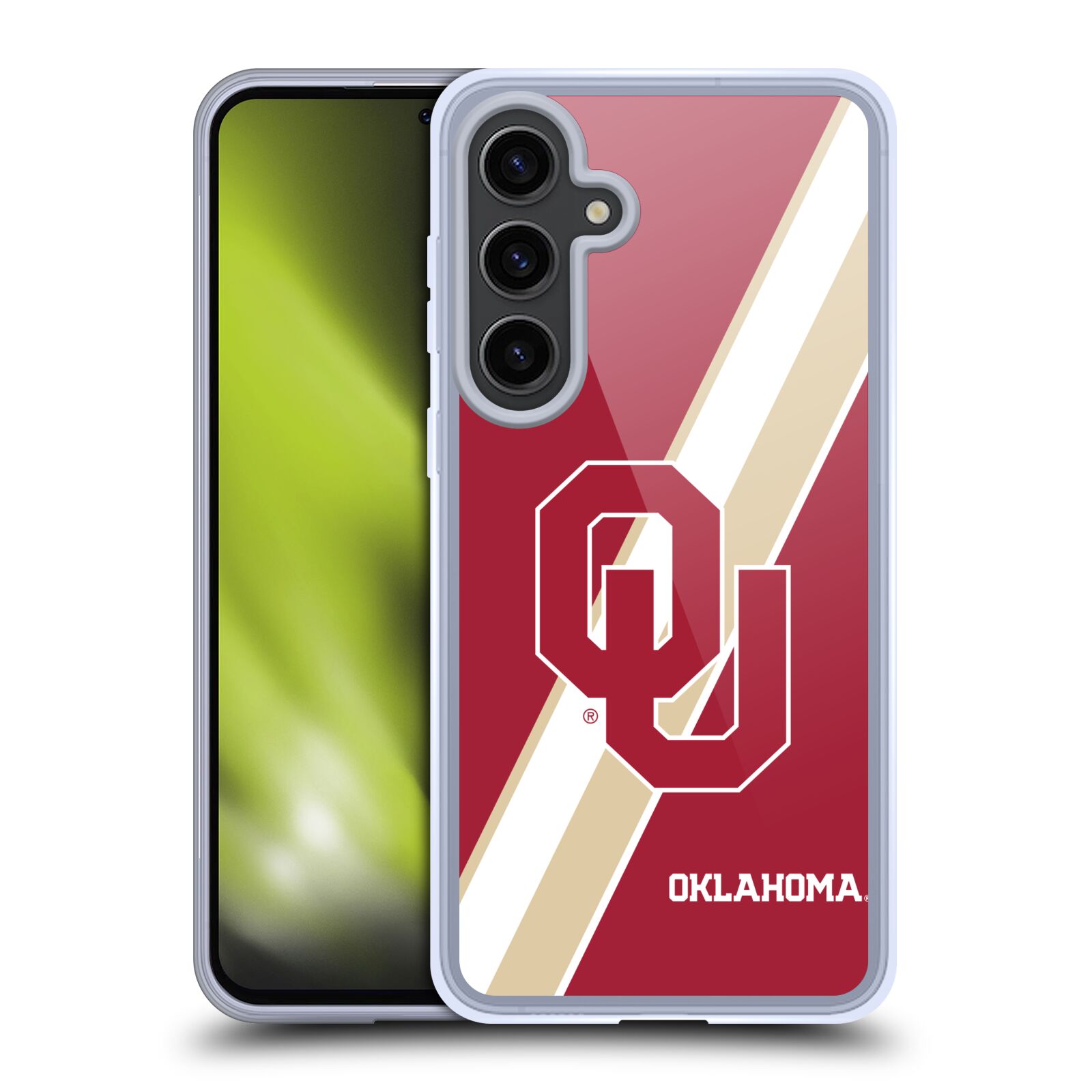 OFFICIAL UNIVERSITY OF OKLAHOMA OU GEL CASE COMPATIBLE W/ SAMSUNG PHONES/MAGSAFE