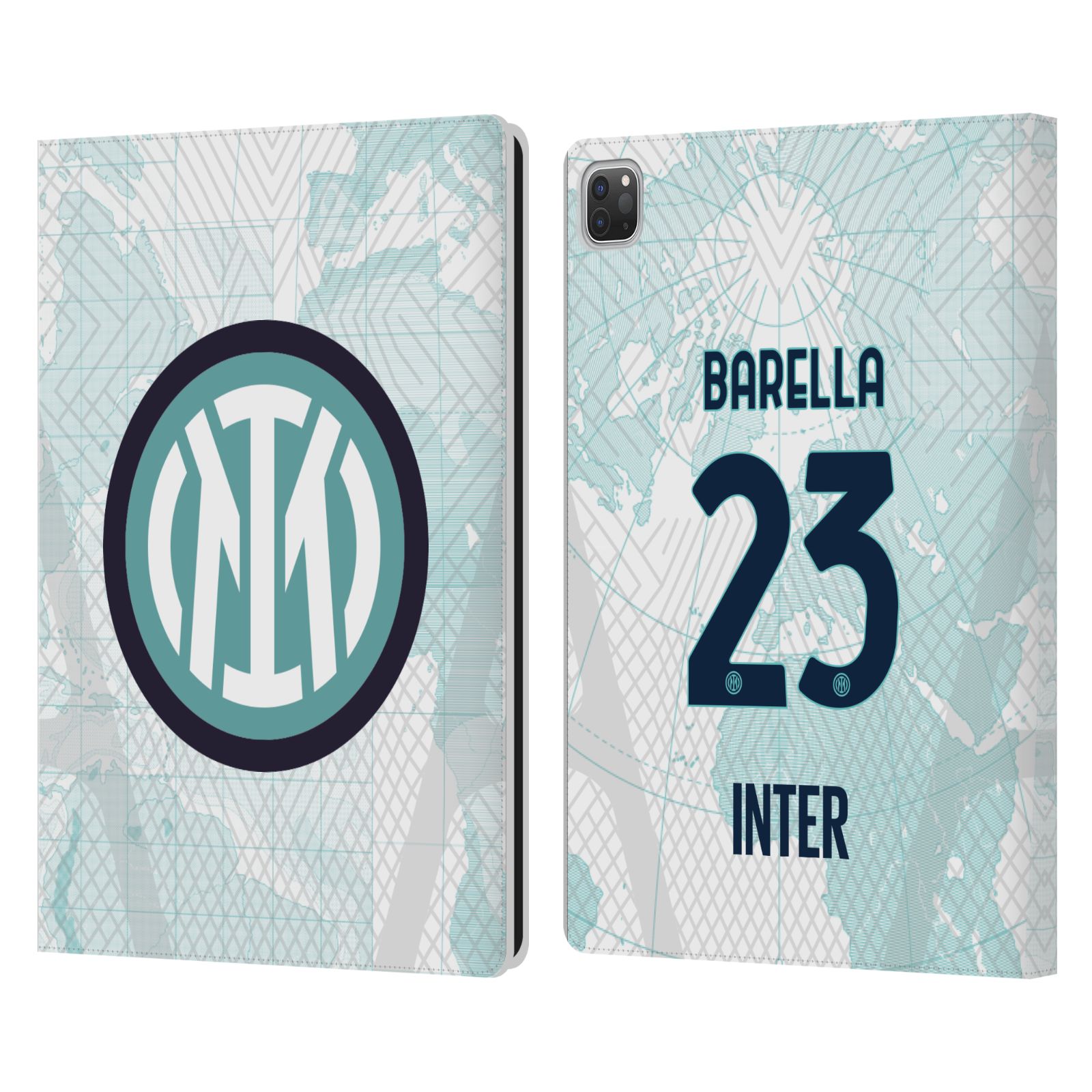 OFFICIAL INTER MILAN 2022/23 PLAYERS AWAY KIT LEATHER BOOK CASE FOR APPLE iPAD - 第 9/11 張圖片