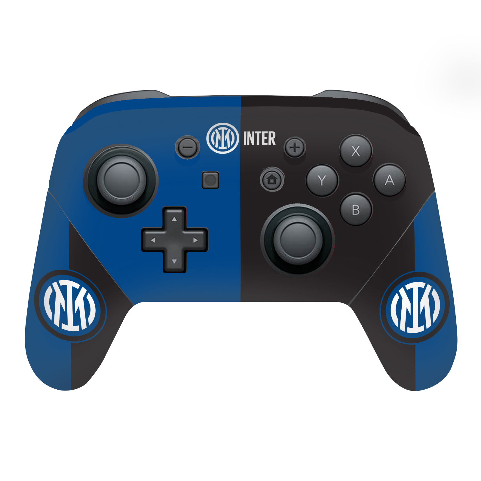 OFICJALNA ODZNAKA INTER MILAN WINYLOWA NAKLEJKA NA SKÓRKĘ DO KONTROLERA NINTENDO SWITCH PRO - Zdjęcie 7 z 10
