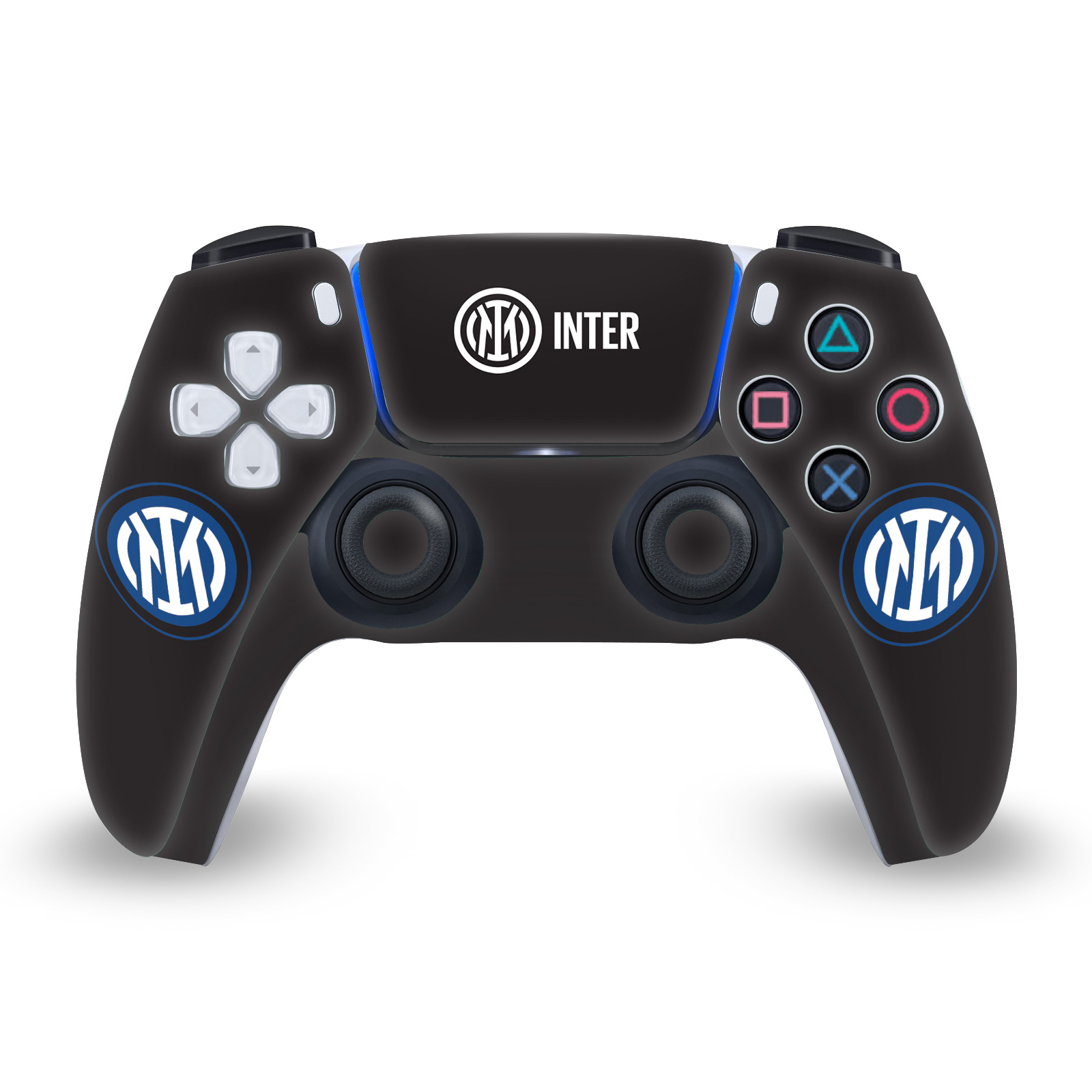 INTER MILAN ABZEICHEN VINYL SKIN FOR SONY PLAYSTATION 5 PS5 DUALSENSE CONTROLLER - Picture 9 of 10
