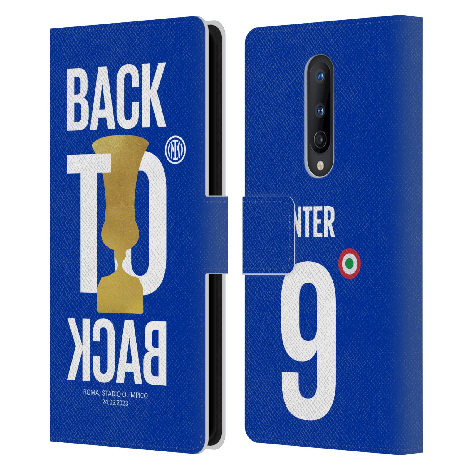 OFFICIAL INTER MILAN 2023 CHAMPIONS LEATHER BOOK WALLET CASE FOR ONEPLUS PHONES - Picture 7 of 7