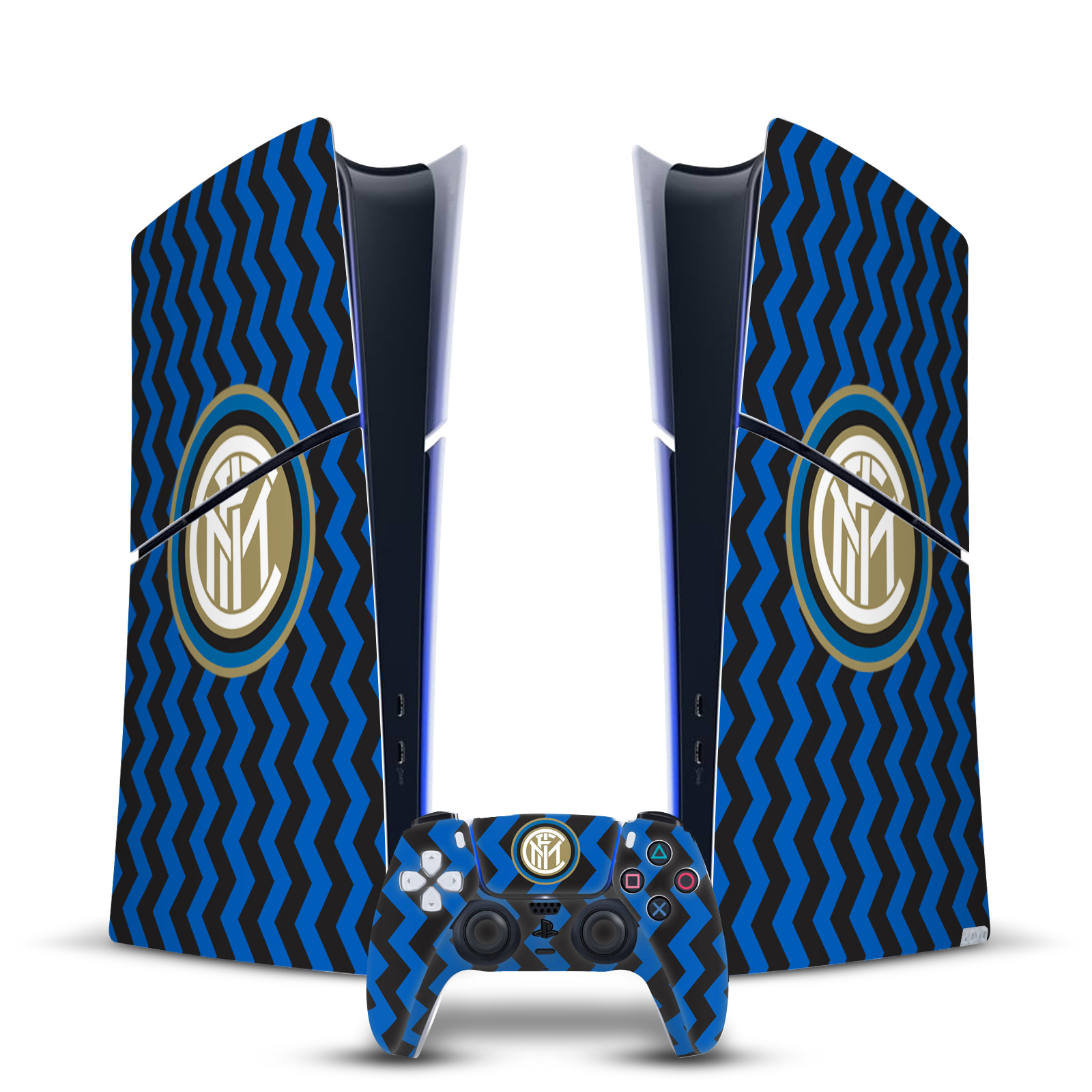 INTER MILAN 2020/21 CREST KIT VINYL SKIN FOR PS5 SLIM DIGITAL EDITION BUNDLE