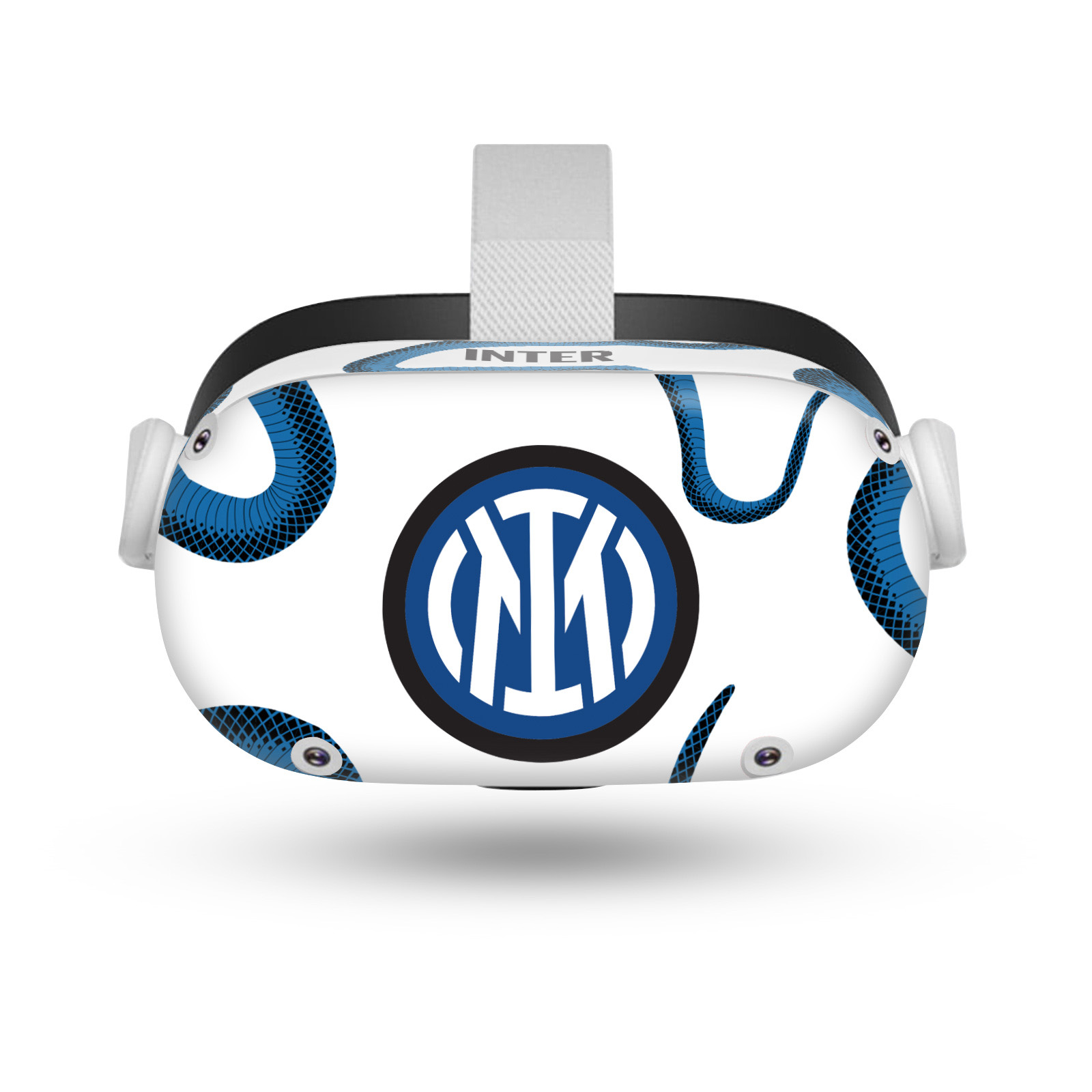OFFICIAL INTER MILAN 2021/22 CREST KIT VINYL STICKER SKIN DECAL FOR META QUEST