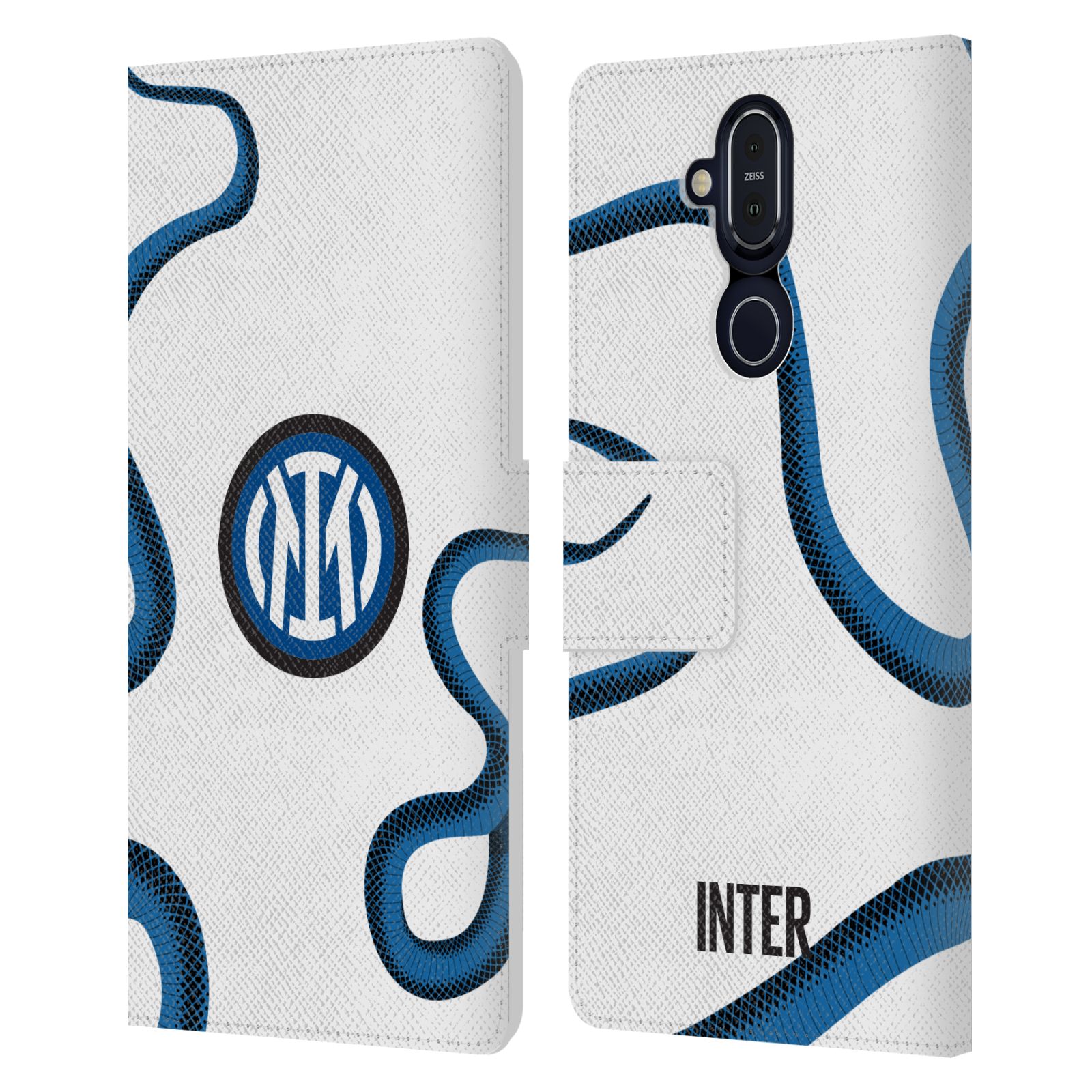INTER MILAN 2021/22 CREST KIT LEATHER BOOK CASE FOR MICROSOFT NOKIA PHONES - Foto 7 di 8