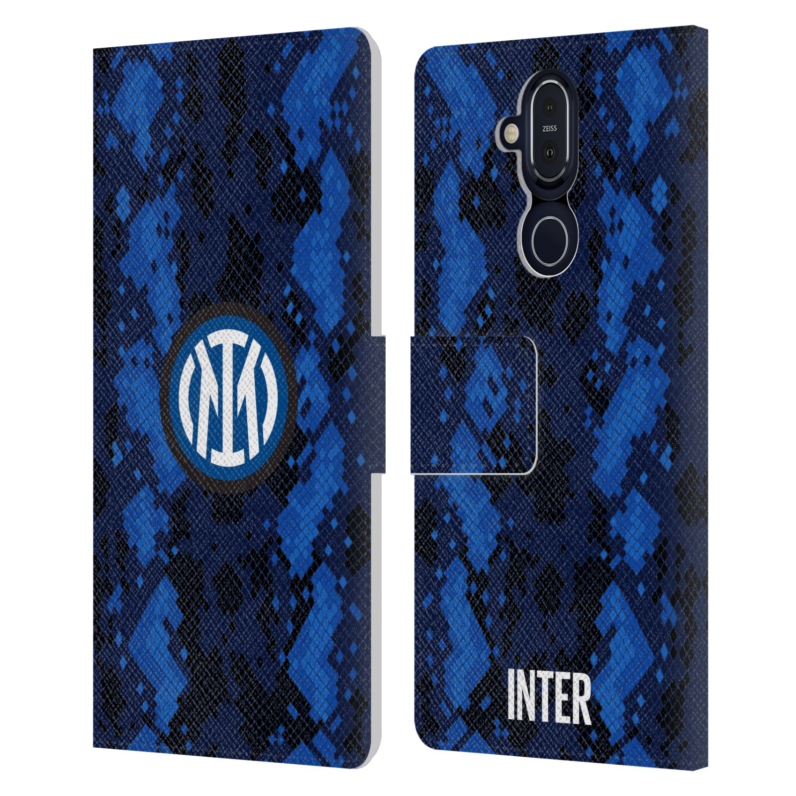 INTER MILAN 2021/22 CREST KIT LEATHER BOOK CASE FOR MICROSOFT NOKIA PHONES - Foto 8 di 8