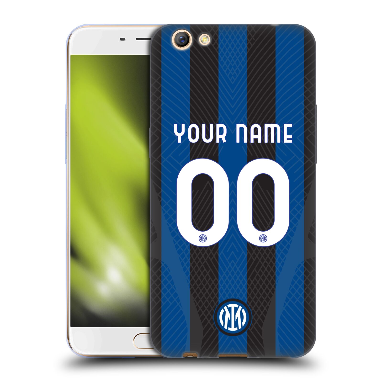 CUSTOM PERSONALIZED INTER MILAN 2022/23 CREST KIT SOFT GEL CASE FOR OPPO PHONES