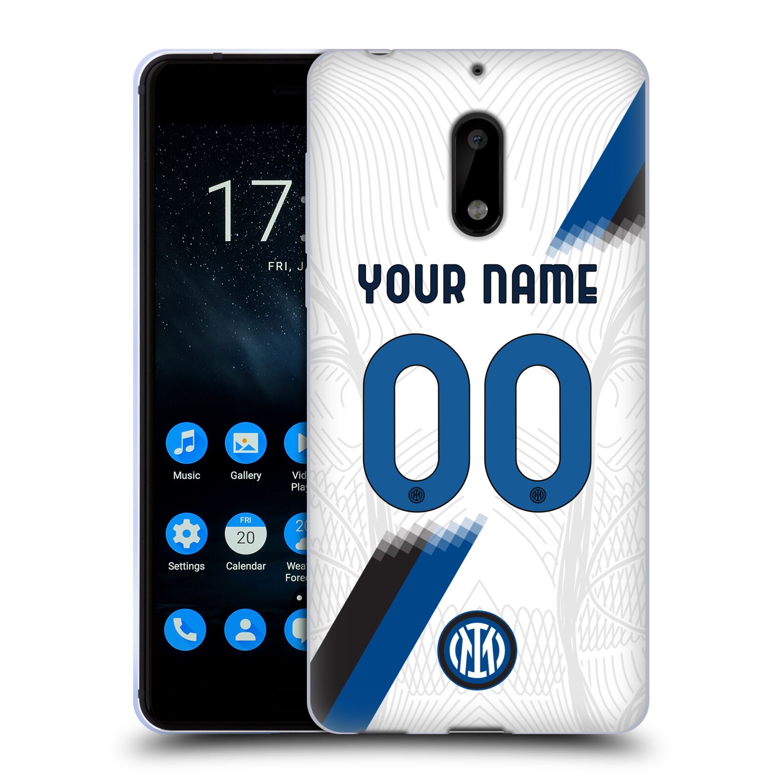 CUSTOM PERSONALIZED INTER MILAN 2023/24 KIT SOFT GEL CASE FOR NOKIA PHONES 1