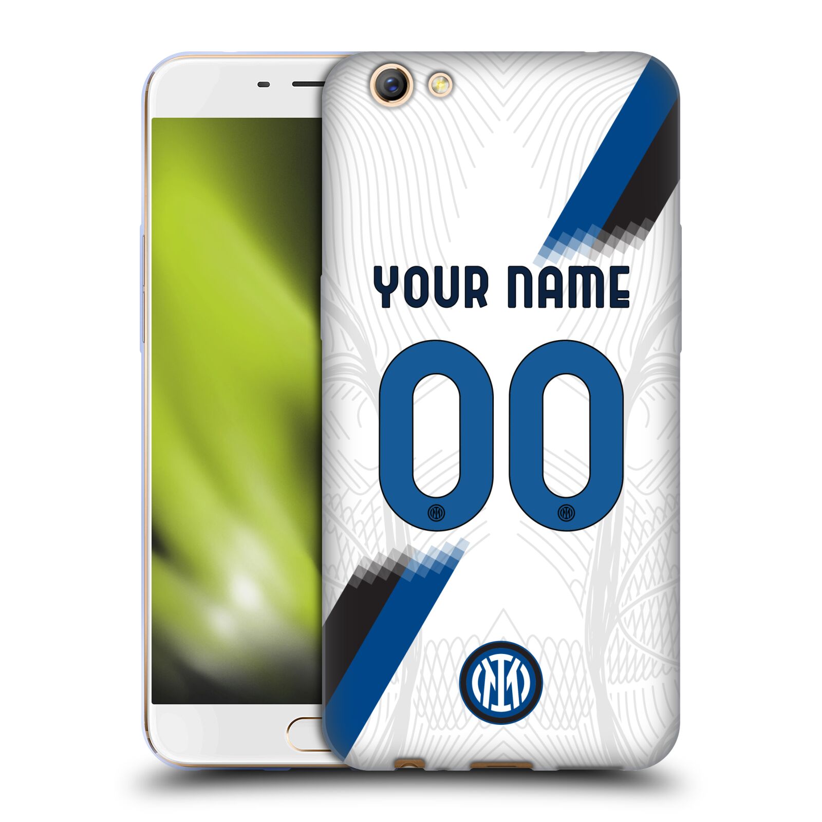 CUSTOM CUSTOMIZED PERSONALIZED INTER MILAN 2023/24 KIT GEL CASE FOR OPPO PHONES