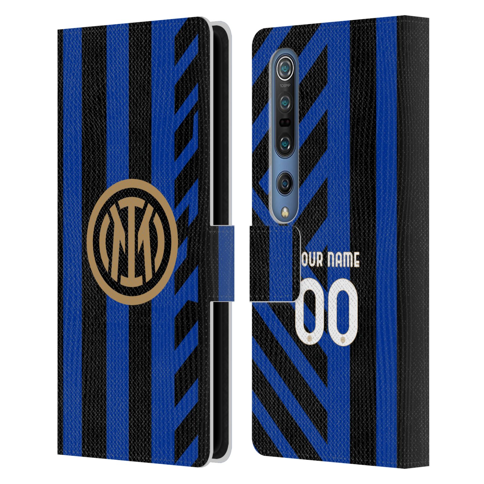 CUSTOM PERSONALISED INTER MILAN 2024/25 KIT LEATHER BOOK CASE FOR XIAOMI PHONES - Picture 7 of 7