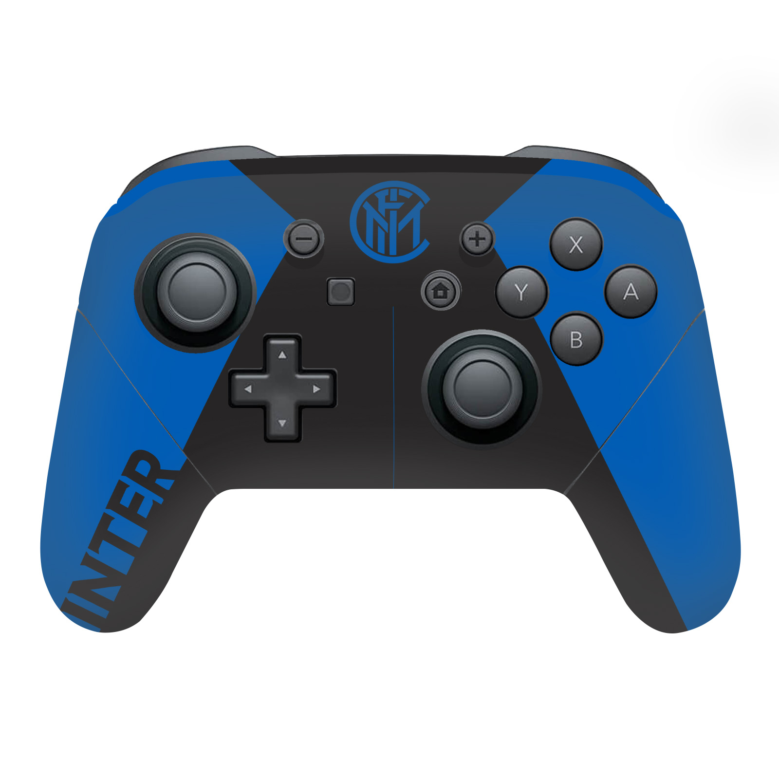 OFFICIAL INTER MILAN FULL LOGO VINYL SKIN FOR NINTENDO SWITCH PRO CONTROLLER - Afbeelding 6 van 6