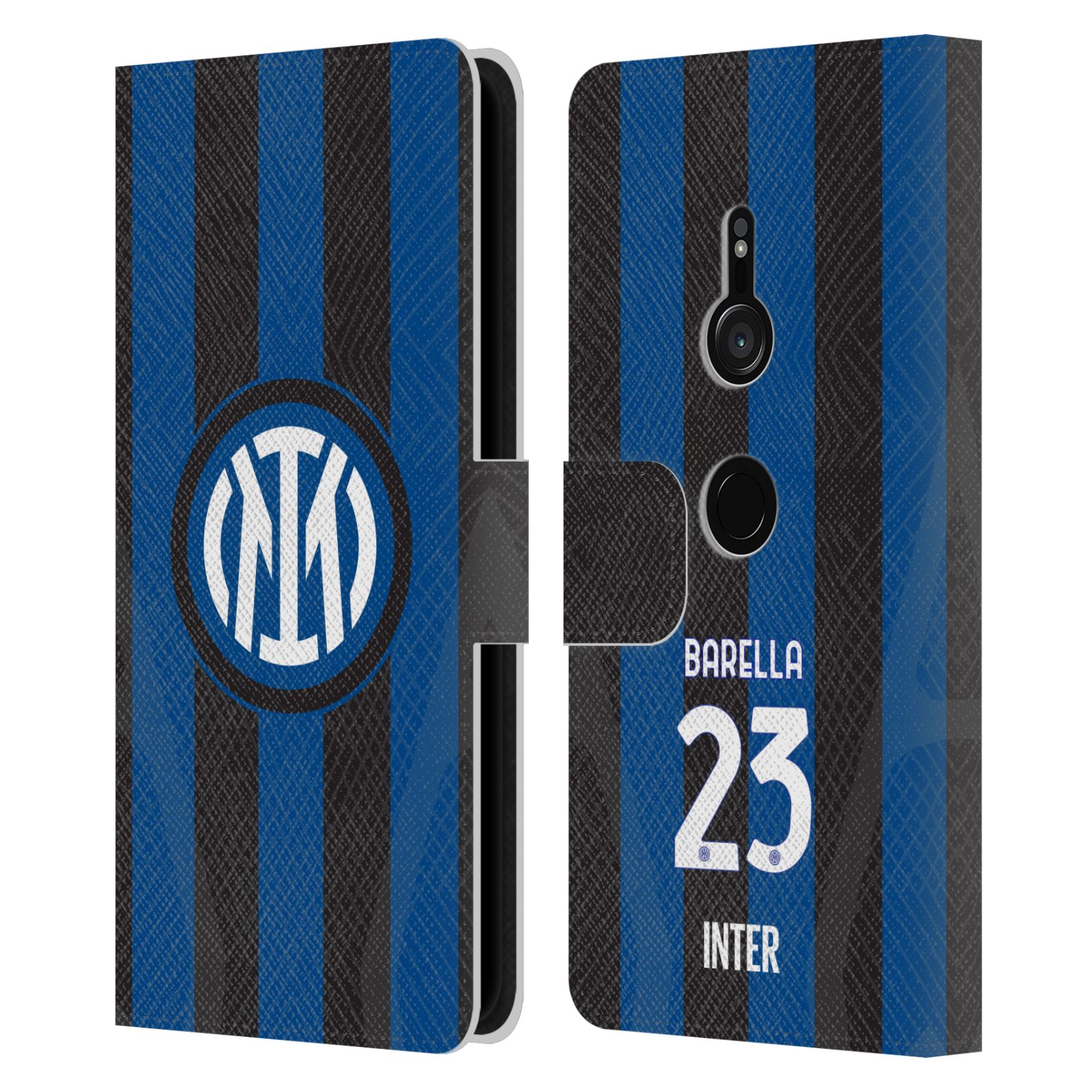 INTER MILAN 2022/23 PLAYERS HOME KIT LEATHER BOOK WALLET CASE FOR SONY PHONES 1 - Picture 9 of 11