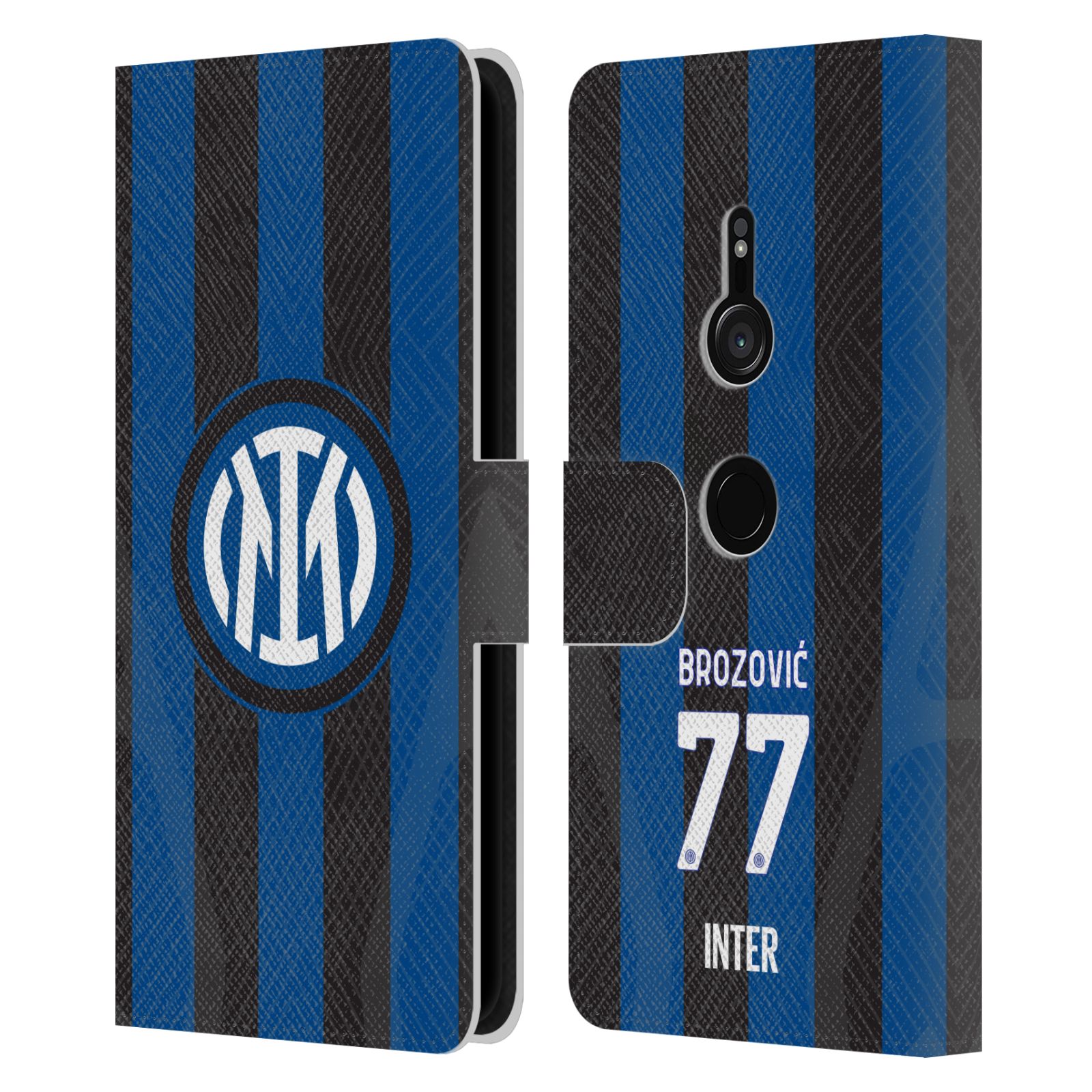 INTER MILAN 2022/23 PLAYERS HOME KIT LEATHER BOOK WALLET CASE FOR SONY PHONES 1 - Picture 8 of 11