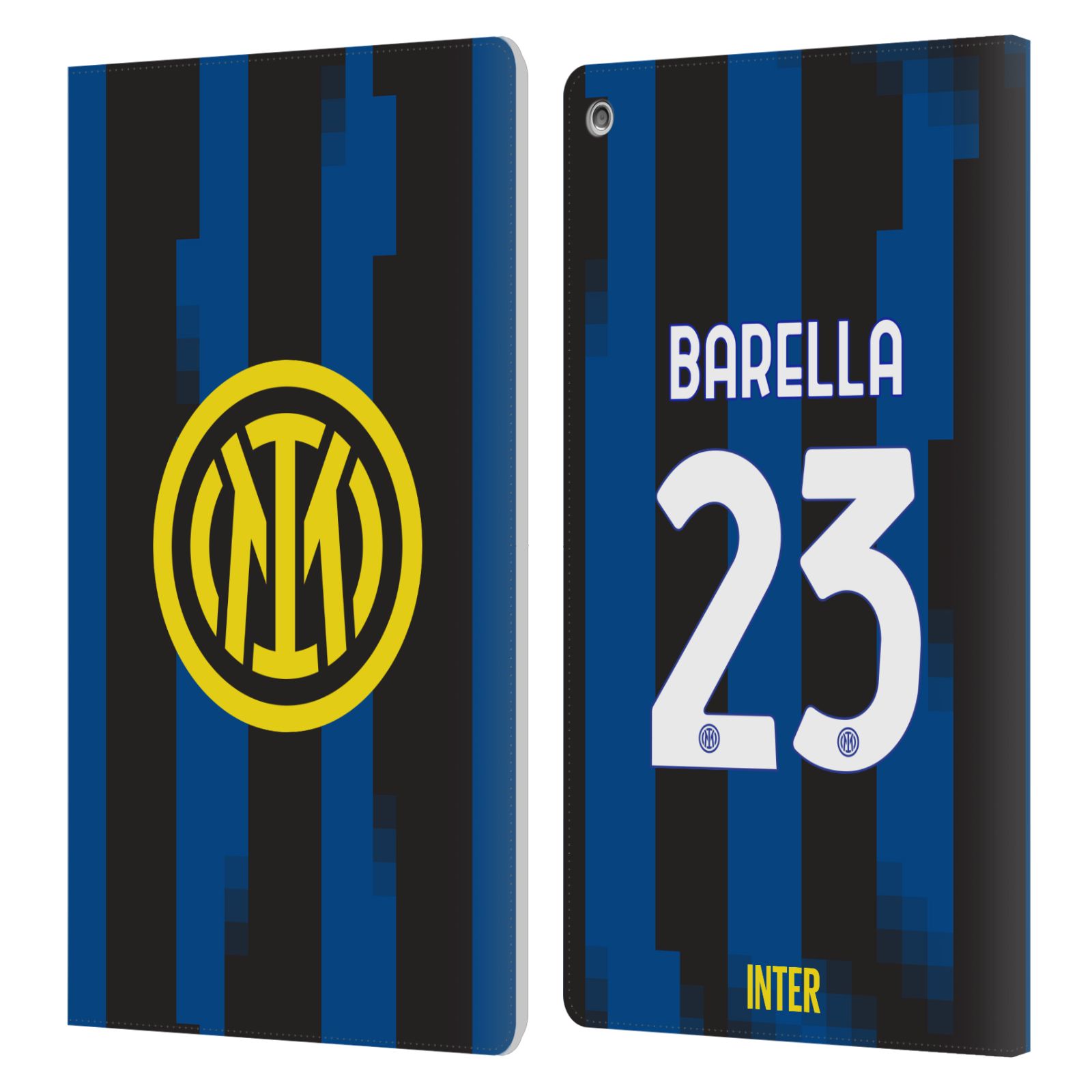 OFFICIAL INTER MILAN 2023/24 PLAYERS HOME KIT LEATHER BOOK CASE FOR AMAZON FIRE - Picture 11 of 11