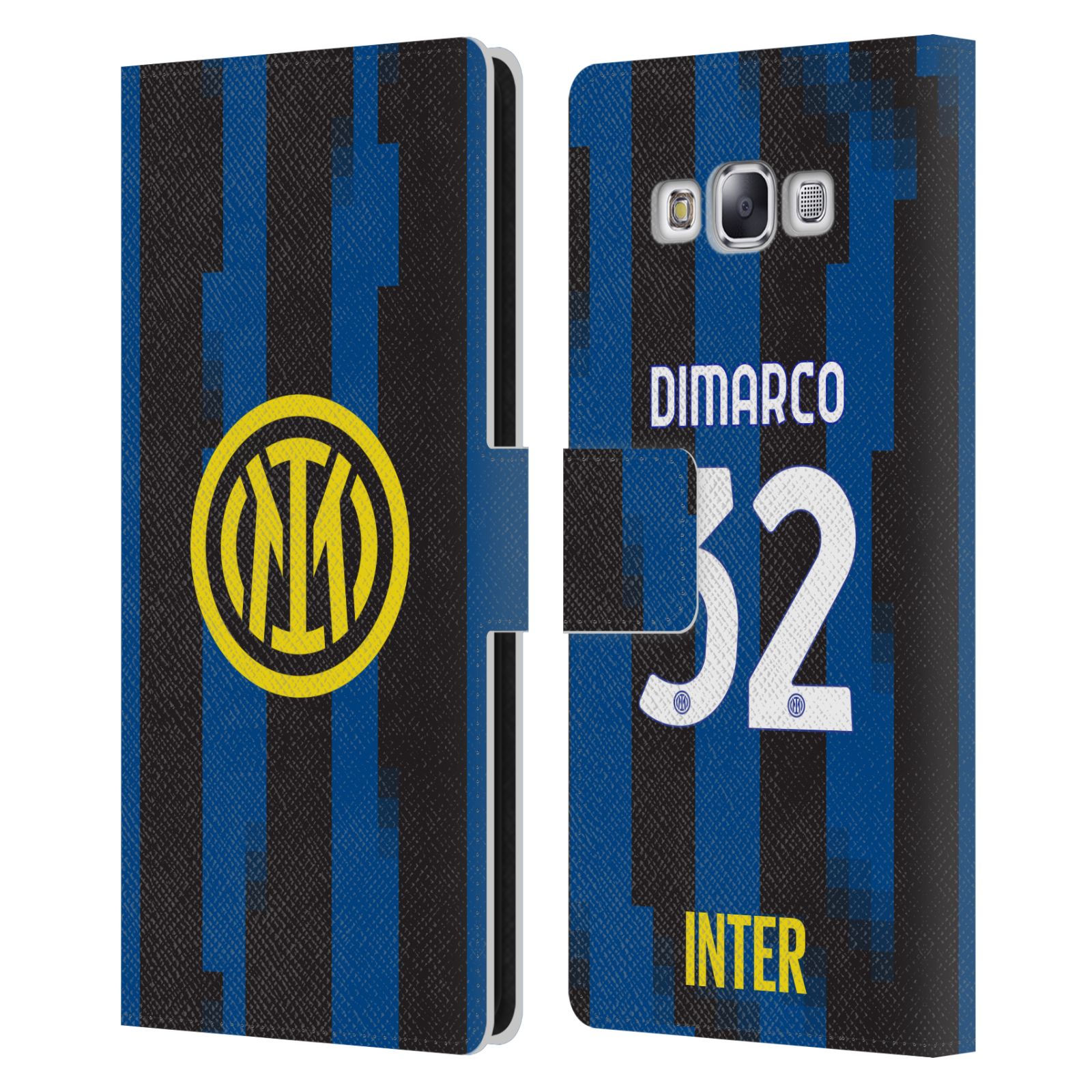 INTER MILAN 2023/24 PLAYERS HOME KIT LEATHER BOOK CASE FOR SAMSUNG PHONES 3