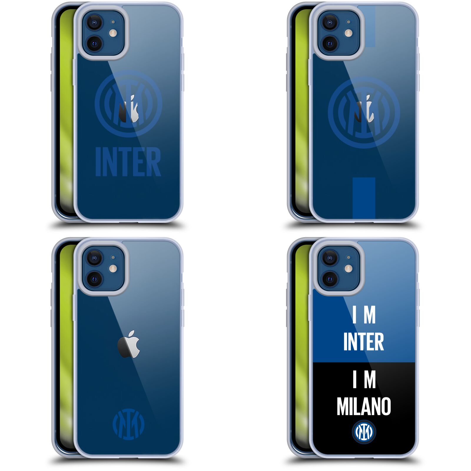 OFFICIAL INTER MILAN GRAPHICS SOFT GEL CASE FOR APPLE iPHONE