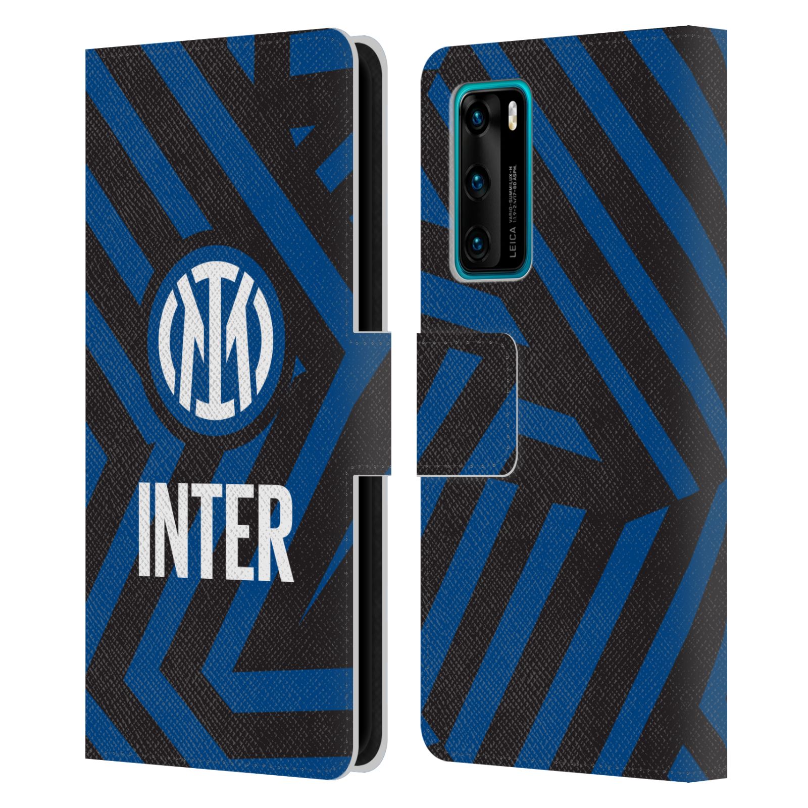 OFFICIAL INTER MILAN PATTERNS LEATHER BOOK WALLET CASE COVER FOR HUAWEI PHONES 4 - Picture 7 of 10