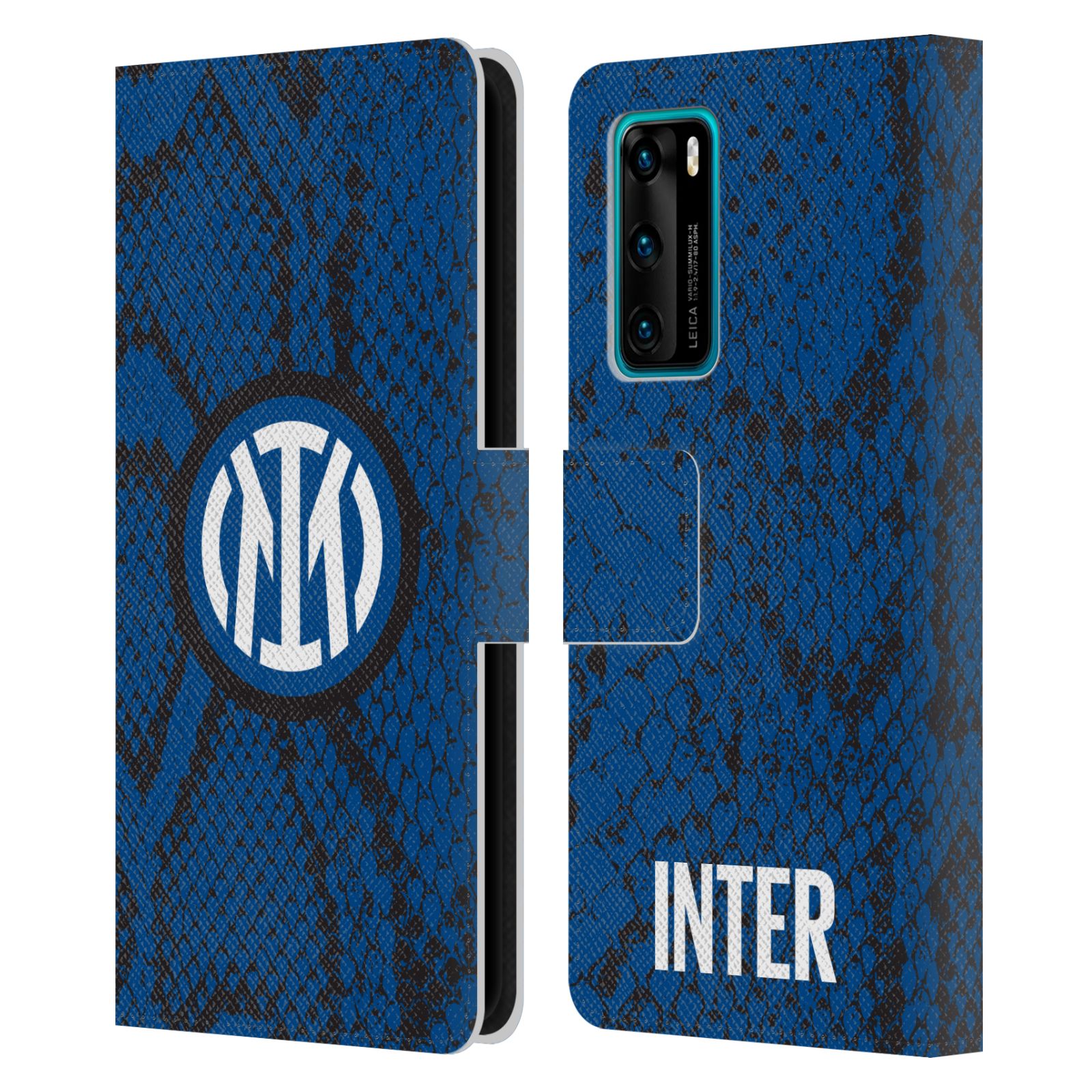 OFFICIAL INTER MILAN PATTERNS LEATHER BOOK WALLET CASE COVER FOR HUAWEI PHONES 4 - Picture 9 of 10