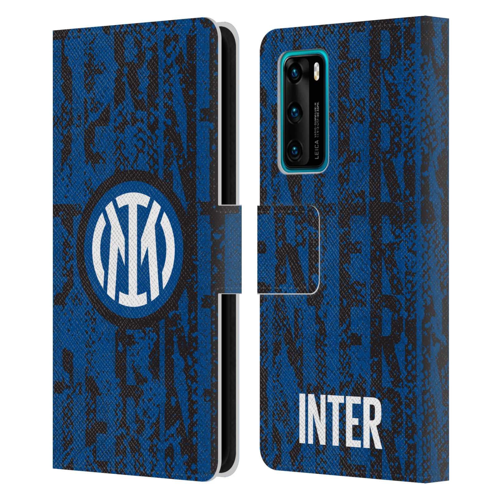 OFFICIAL INTER MILAN PATTERNS LEATHER BOOK WALLET CASE COVER FOR HUAWEI PHONES 4 - Picture 10 of 10