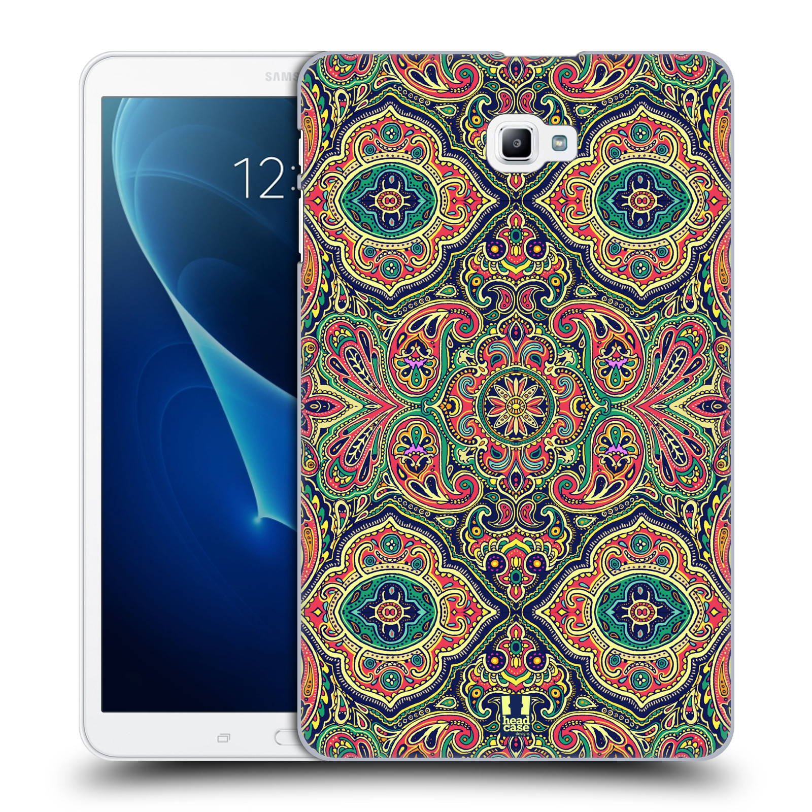 HEAD CASE DESIGNS INTRICATE PAISLEY BACK CASE & WALLPAPER FOR SAMSUNG TABLETS 1 - Picture 10 of 12