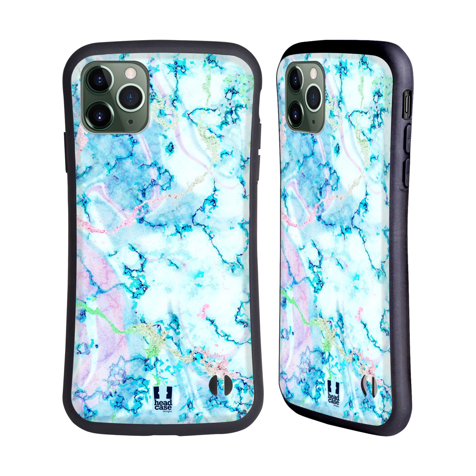 HEAD CASE DESIGNS IRIDISCENT MARBLE HYBRID CASE FOR APPLE iPHONES PHONES - Picture 8 of 14