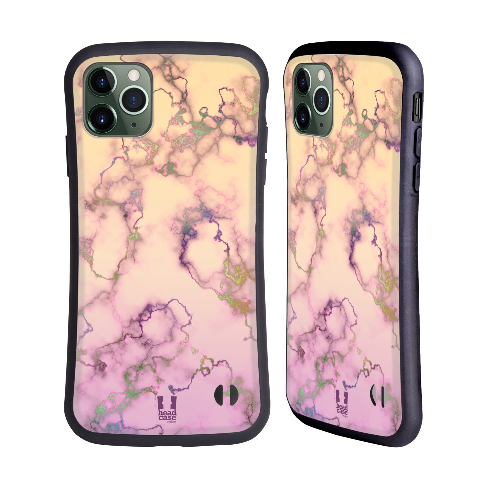 HEAD CASE DESIGNS IRIDISCENT MARBLE HYBRID CASE FOR APPLE iPHONES PHONES - Picture 11 of 14