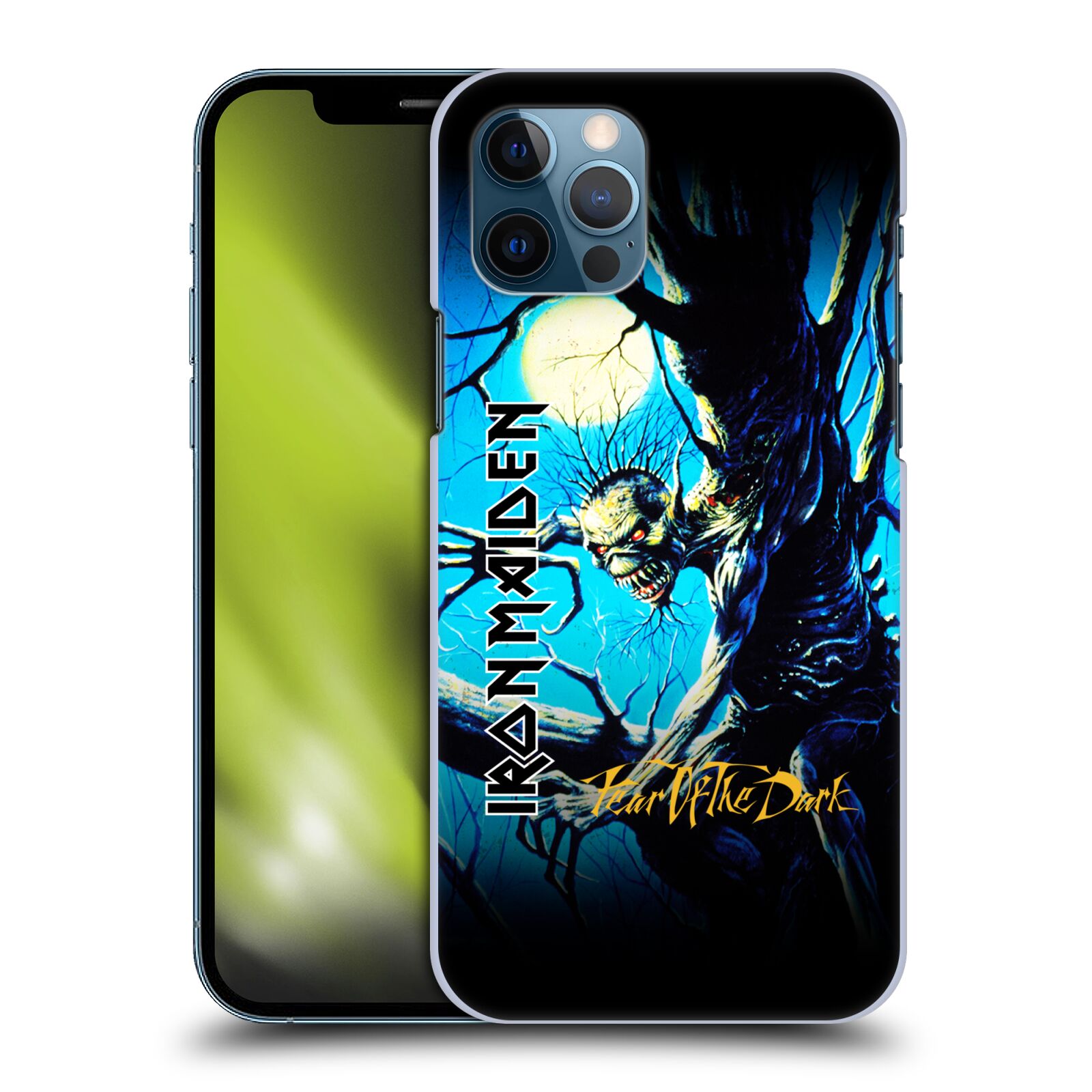 Plastové pouzdro na mobil Apple iPhone 12 / 12 Pro - Head Case - Iron Maiden - Fear Of The Dark (Plastový kryt, pouzdro, obal na mobilní telefon Apple iPhone 12 / Apple iPhone 12 Pro (6,1") s motivem Iron Maiden - Fear Of The Dark)