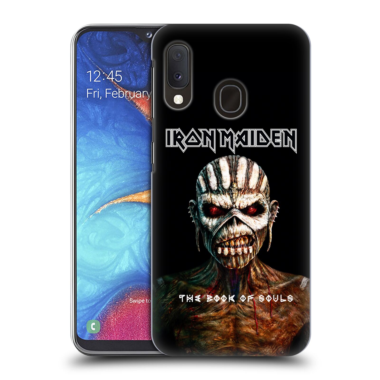 Plastové pouzdro na mobil Samsung Galaxy A20e - Head Case - Iron Maiden - The Book Of Souls (Plastový kryt, pouzdro, obal na mobilní telefon Samsung Galaxy A20e A202F Dual SIM s motivem Iron Maiden - The Book Of Souls)