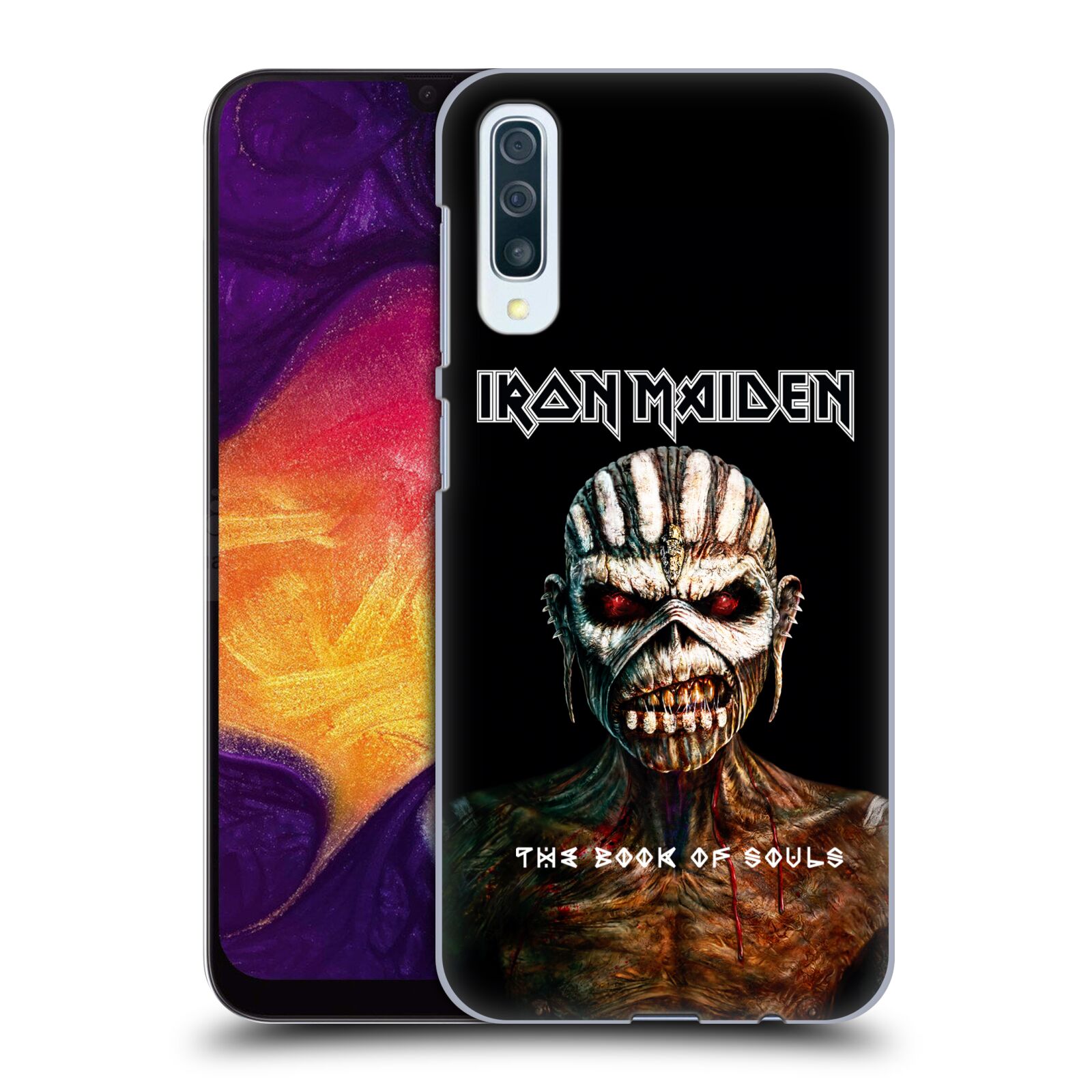 Plastové pouzdro na mobil Samsung Galaxy A50 / A30s - Head Case - Iron Maiden - The Book Of Souls (Plastový kryt, pouzdro, obal na mobilní telefon Samsung Galaxy A50 / A30s z roku 2019 s motivem Iron Maiden - The Book Of Souls)