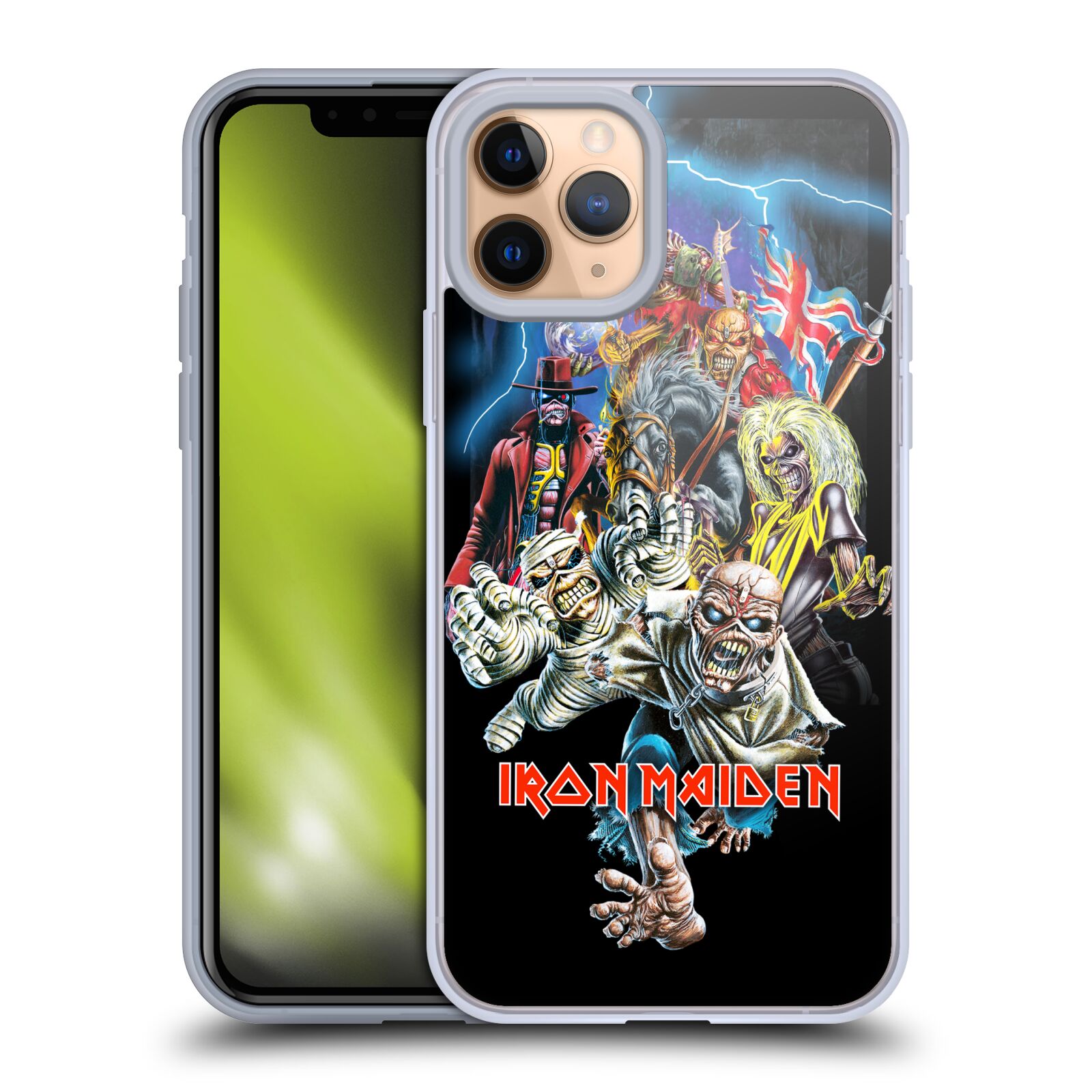 Silikonové pouzdro na mobil Apple iPhone 11 Pro - Head Case - Iron Maiden - Best Of Beast (Silikonový kryt, obal, pouzdro na mobilní telefon Apple iPhone 11 Pro s displejem 5,8" s motivem Iron Maiden - Best Of Beast)