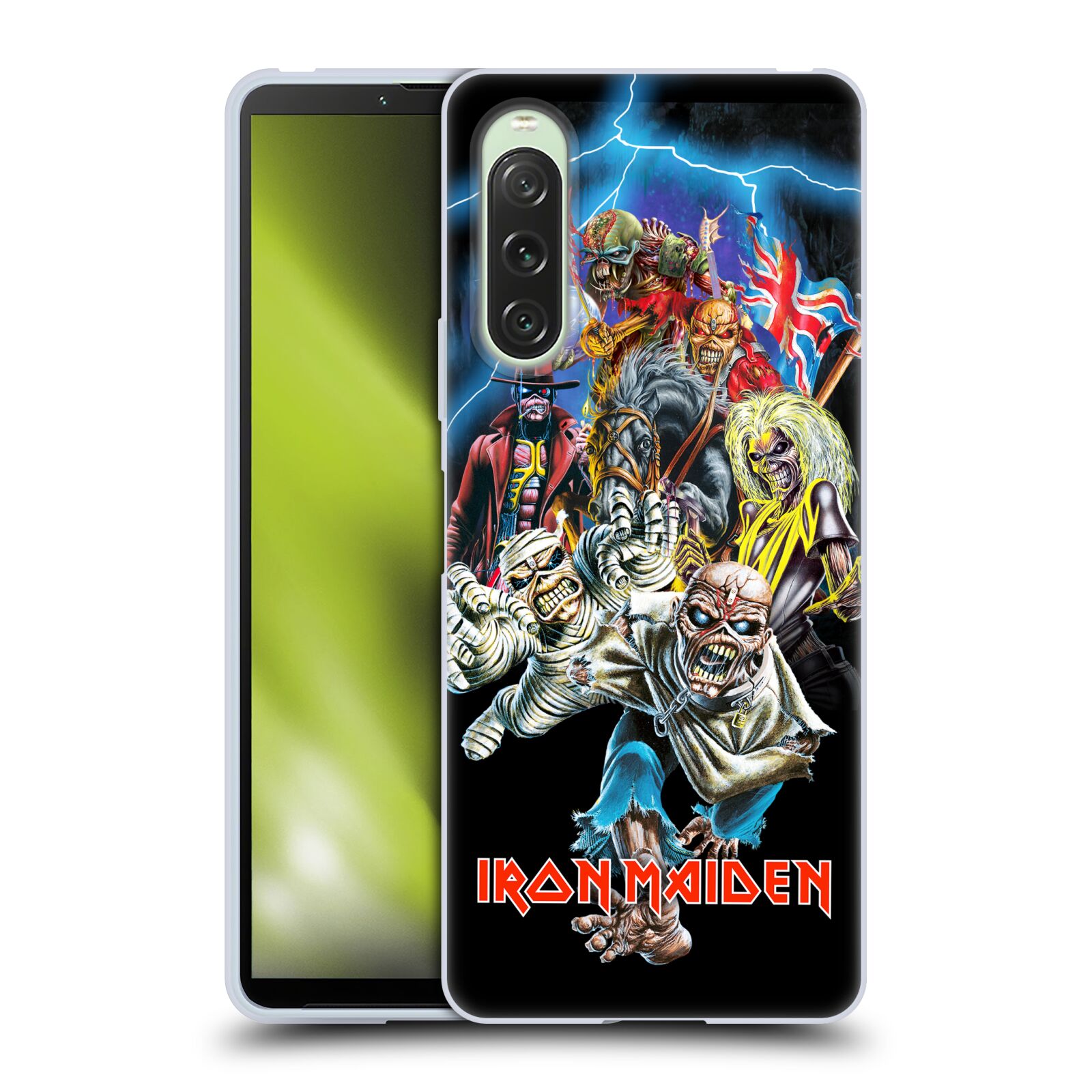 Silikonové pouzdro - Sony Xperia 10 V - Head Case - Iron Maiden - Best Of Beast (Silikonový kryt, obal, pouzdro na mobilní telefon Sony Xperia 10 V s motivem Iron Maiden - Best Of Beast)