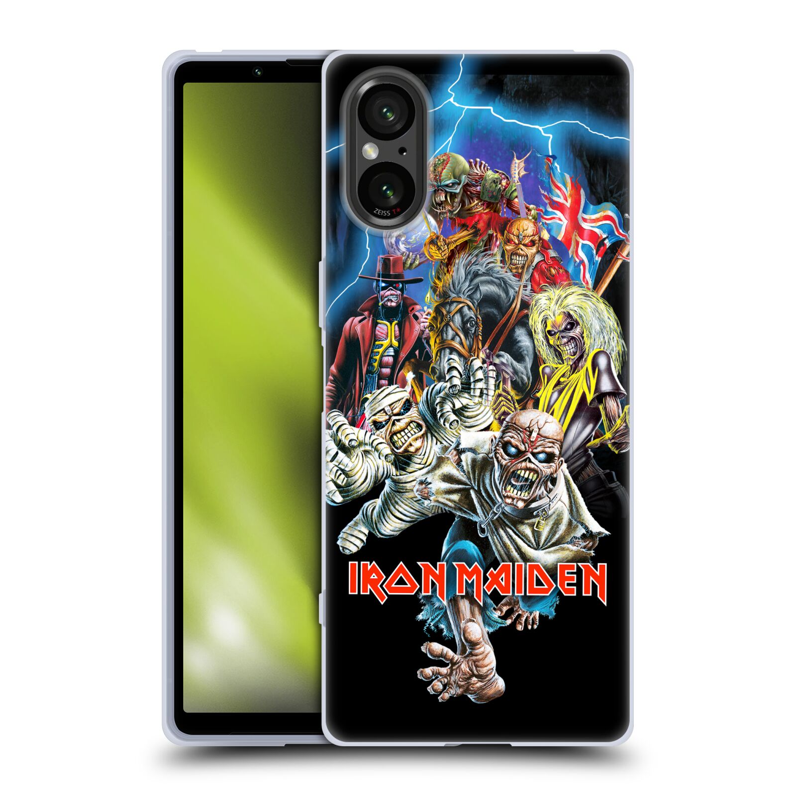 Silikonové pouzdro - Sony Xperia 5 V - Head Case - Iron Maiden - Best Of Beast (Silikonový kryt, obal, pouzdro na mobilní telefon Sony Xperia 5 V s motivem Iron Maiden - Best Of Beast)