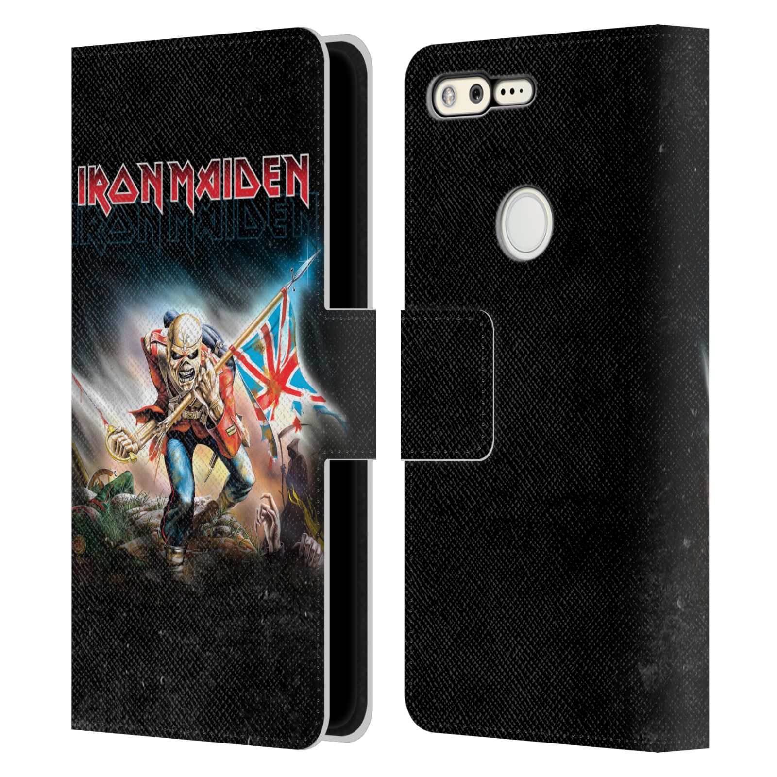 OFFICIAL IRON MAIDEN ART LEATHER BOOK WALLET CASE COVER FOR GOOGLE PHONES - Picture 11 of 11