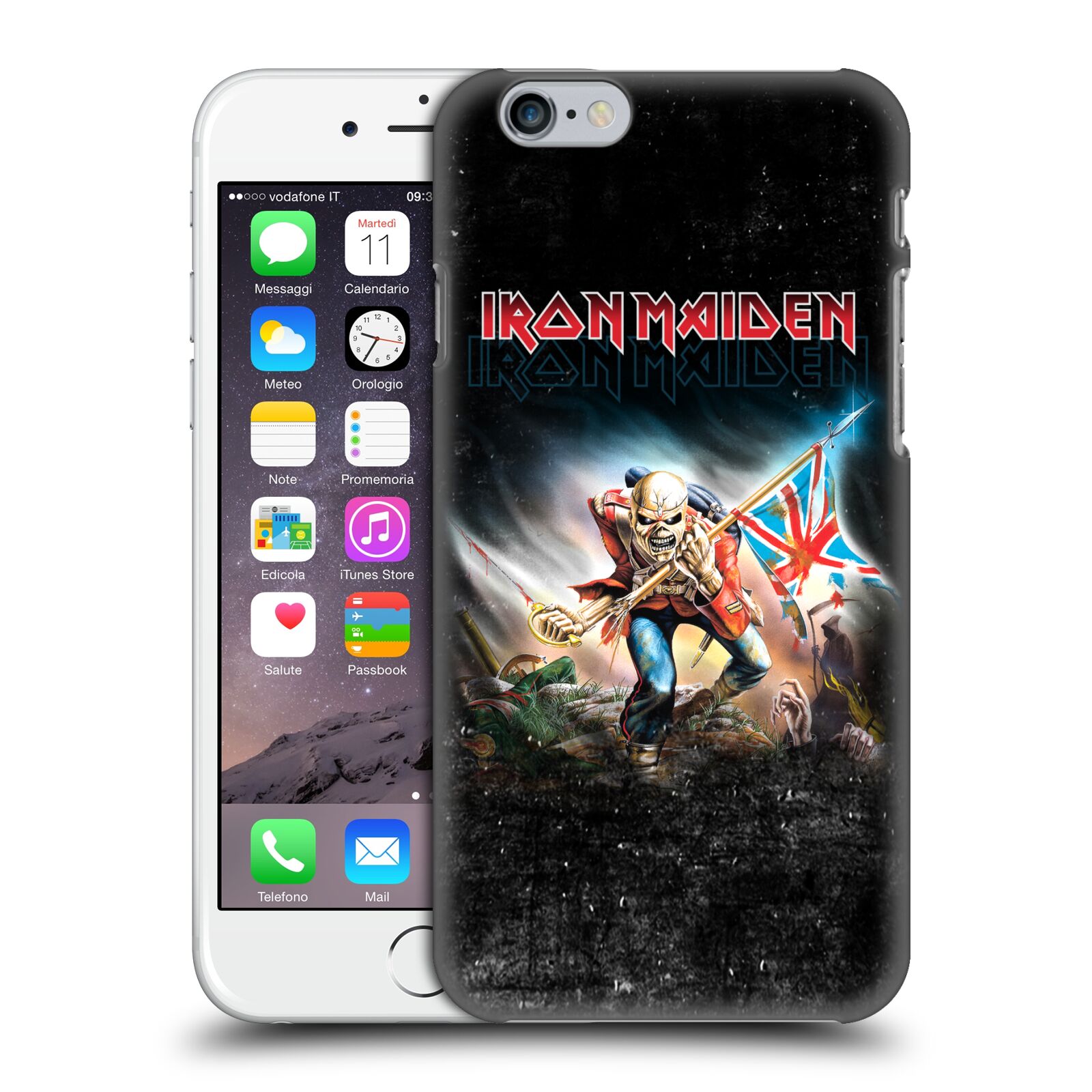 Plastové pouzdro na mobil Apple iPhone 6 HEAD CASE - Iron Maiden - Trooper 2016 (Plastový kryt či obal na mobilní telefon s licencovaným motivem Iron Maiden Apple iPhone 6)