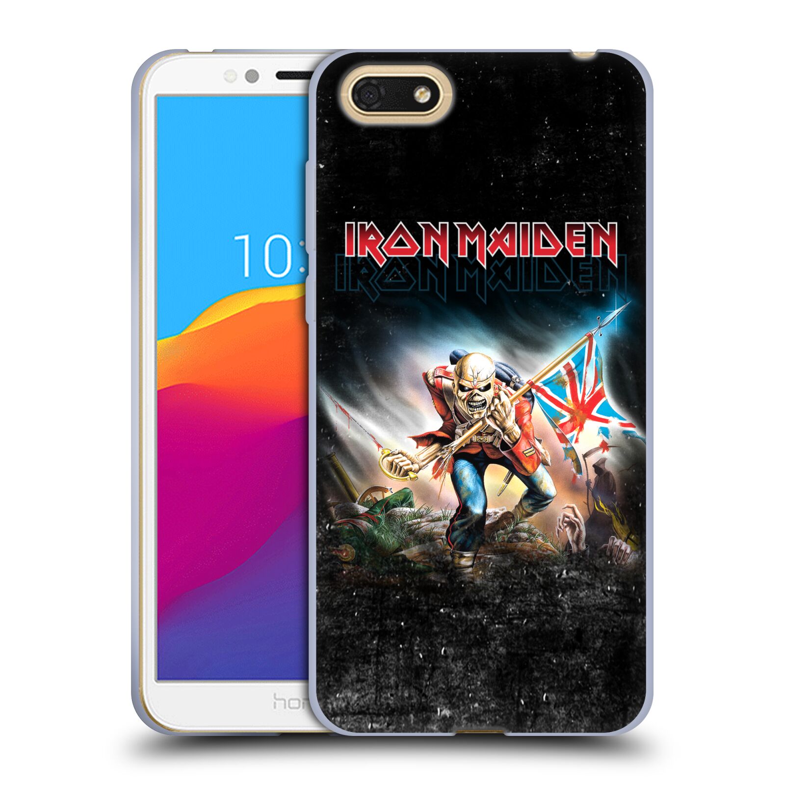 Silikonové pouzdro na mobil Honor 7S - Head Case - Iron Maiden - Trooper 2016 (Silikonový kryt, obal, pouzdro na mobilní telefon Huawei Honor 7S s motivem Iron Maiden - Trooper 2016)