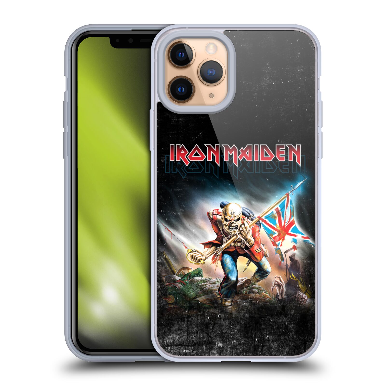 Silikonové pouzdro na mobil Apple iPhone 11 Pro - Head Case - Iron Maiden - Trooper 2016 (Silikonový kryt, obal, pouzdro na mobilní telefon Apple iPhone 11 Pro s displejem 5,8" s motivem Iron Maiden - Trooper 2016)