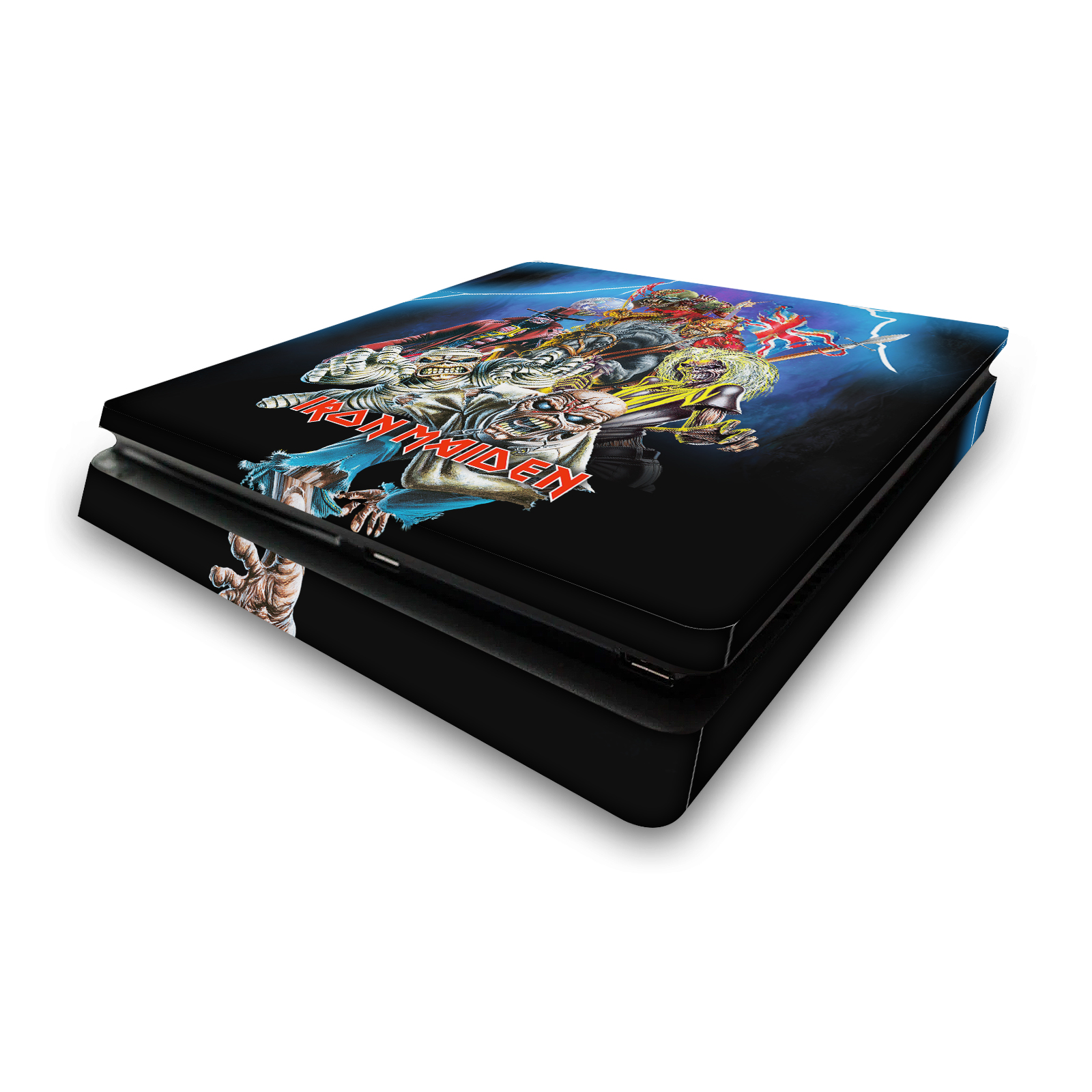 OFFICIAL IRON MAIDEN GRAPHIC ART VINYL SKIN DECAL FOR SONY PS4 SLIM CONSOLE - Picture 9 of 11