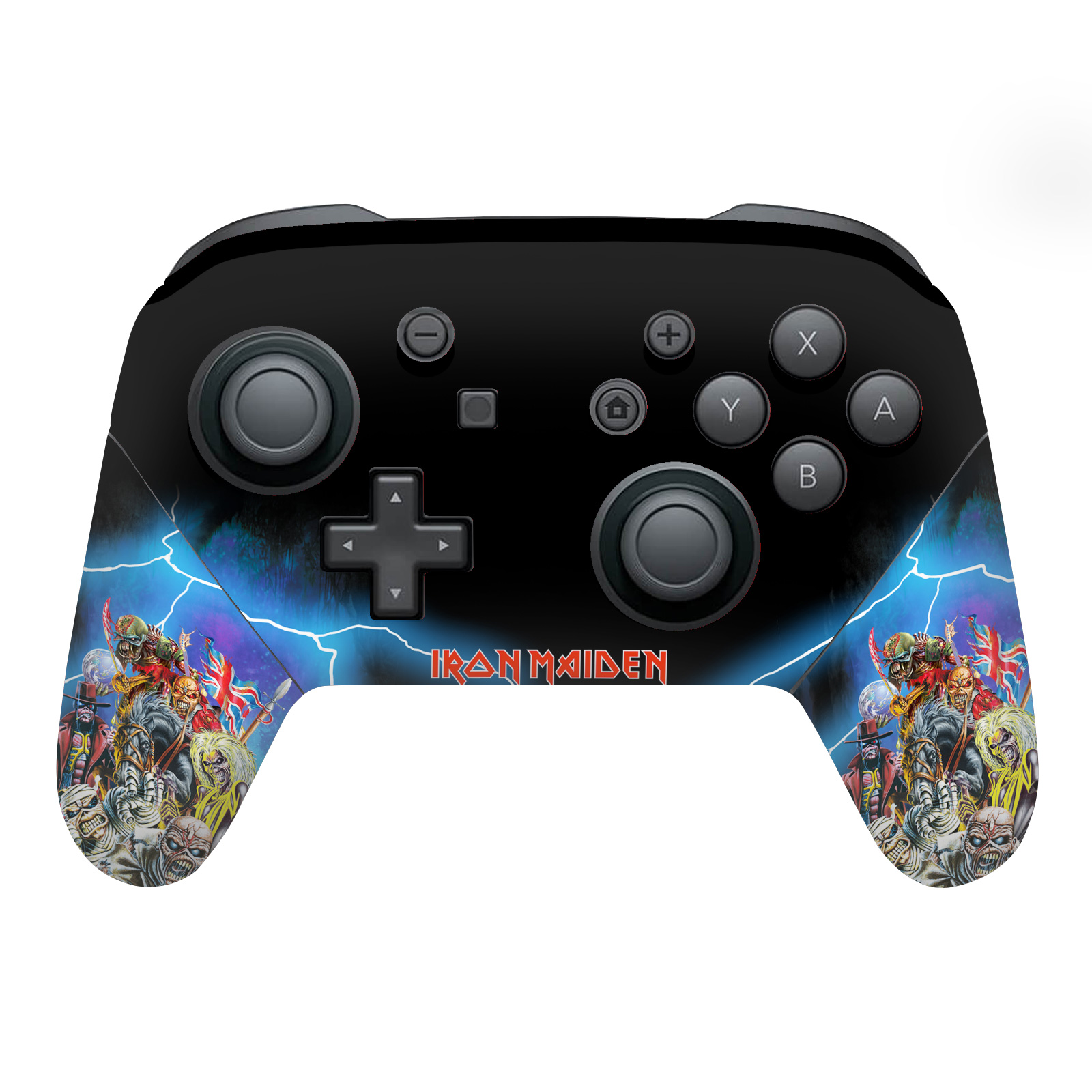 OFFICIAL IRON MAIDEN GRAPHIC ART VINYL SKIN FOR NINTENDO SWITCH PRO CONTROLLER - Afbeelding 6 van 8