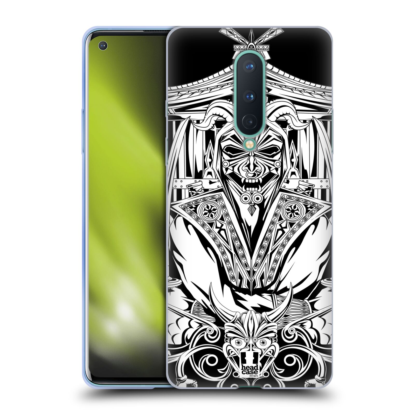HEAD CASE DESIGNS BNW DEVIL FACE SOFT GEL CASE FOR GOOGLE ONEPLUS PHONES - Picture 9 of 10