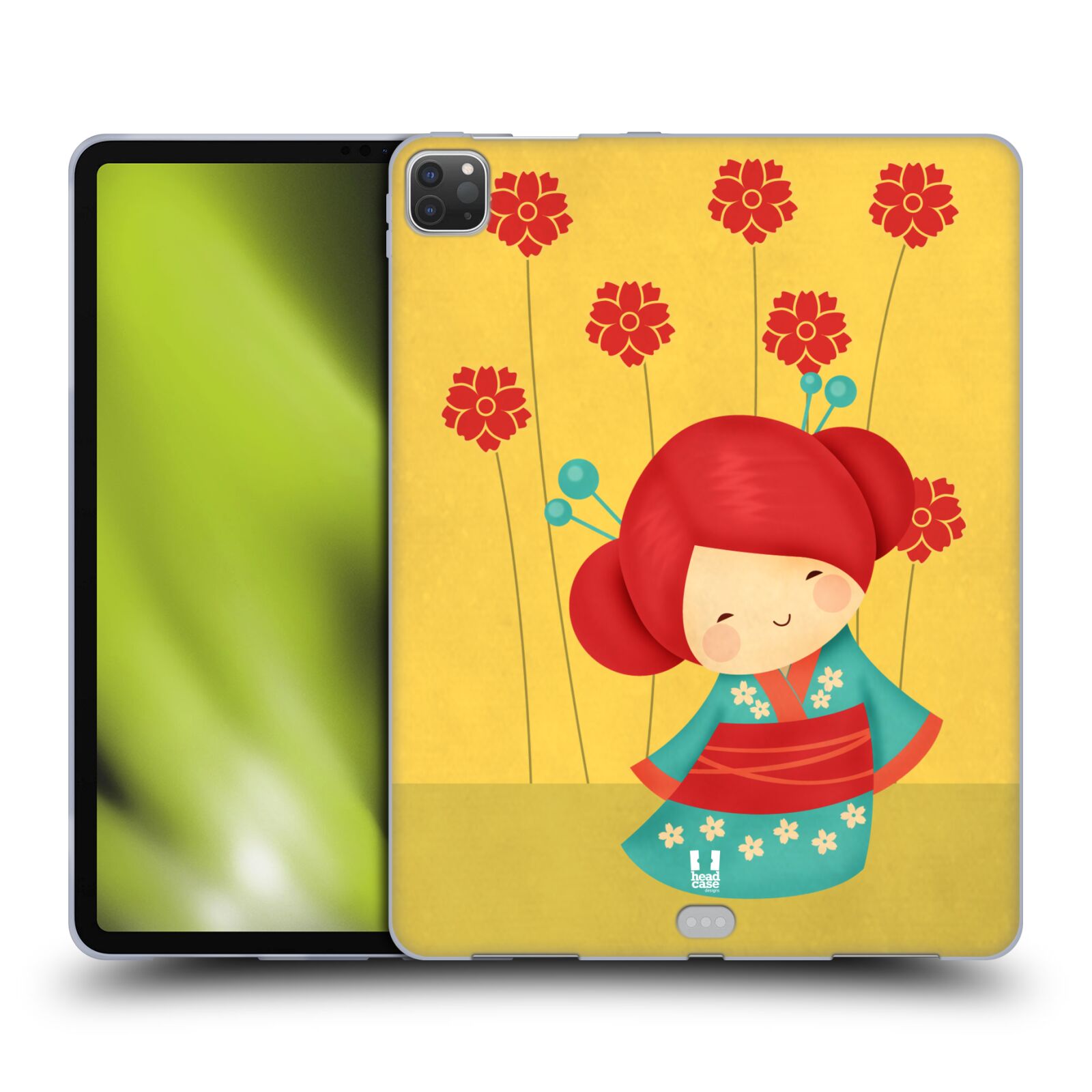 FUNDA HEAD CASE DESIGNS CON DIBUJO DE MUÑECA JAPONESA DE GEL SUAVE PARA SAMSUNG KINDLE APPLE - Imagen 8 de 12