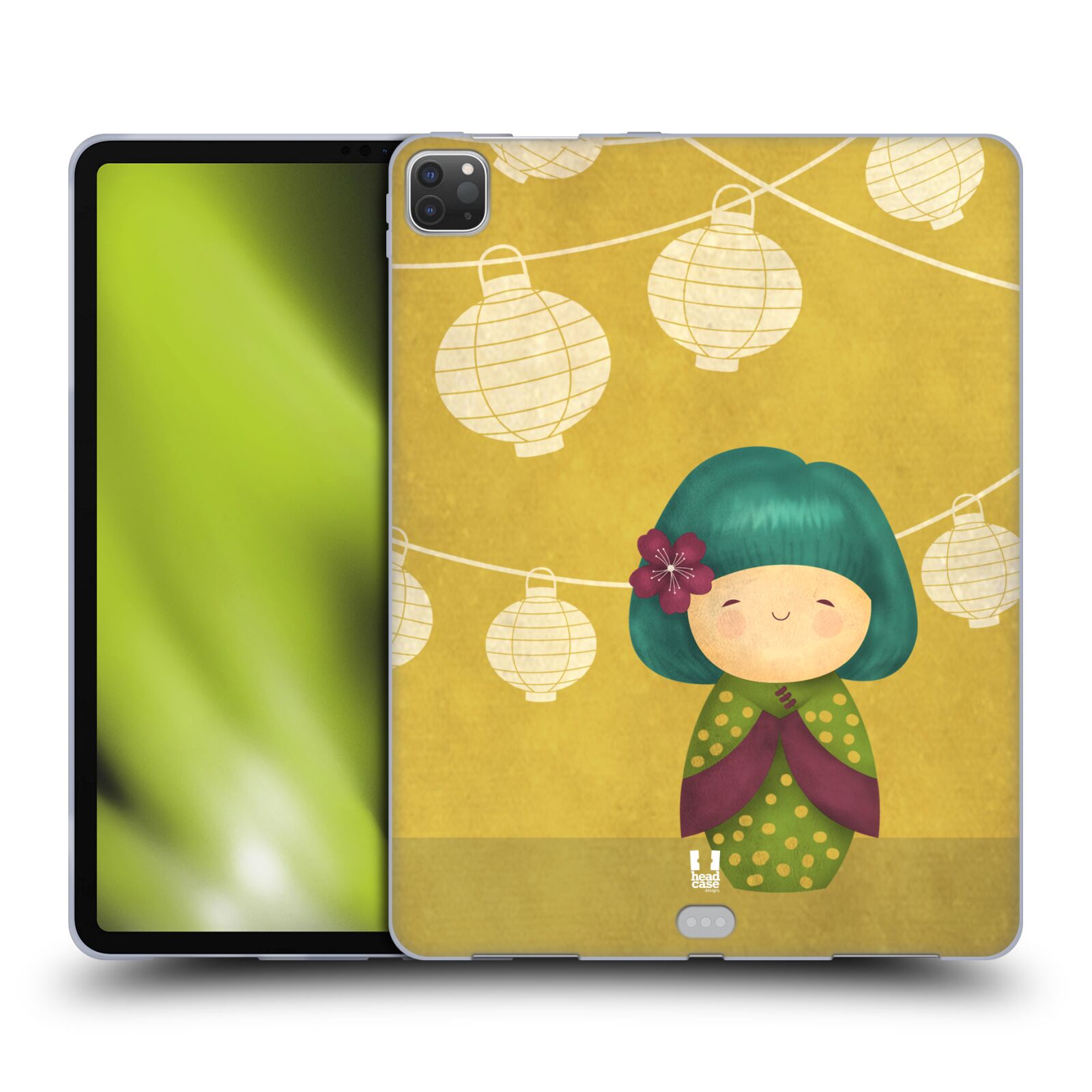 FUNDA HEAD CASE DESIGNS CON DIBUJO DE MUÑECA JAPONESA DE GEL SUAVE PARA SAMSUNG KINDLE APPLE - Imagen 11 de 12