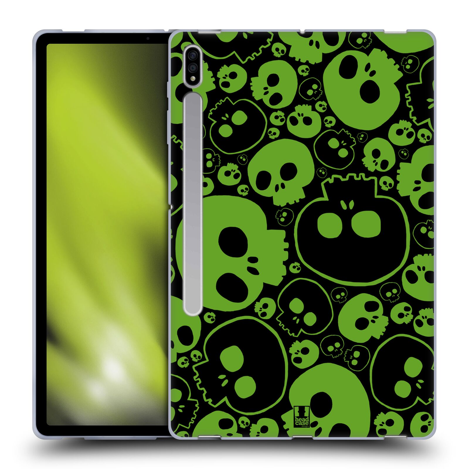 HEAD CASE DESIGNS JAZZY SKULLS SOFT GEL CASE FOR SAMSUNG TABLETS 1 - Picture 9 of 13