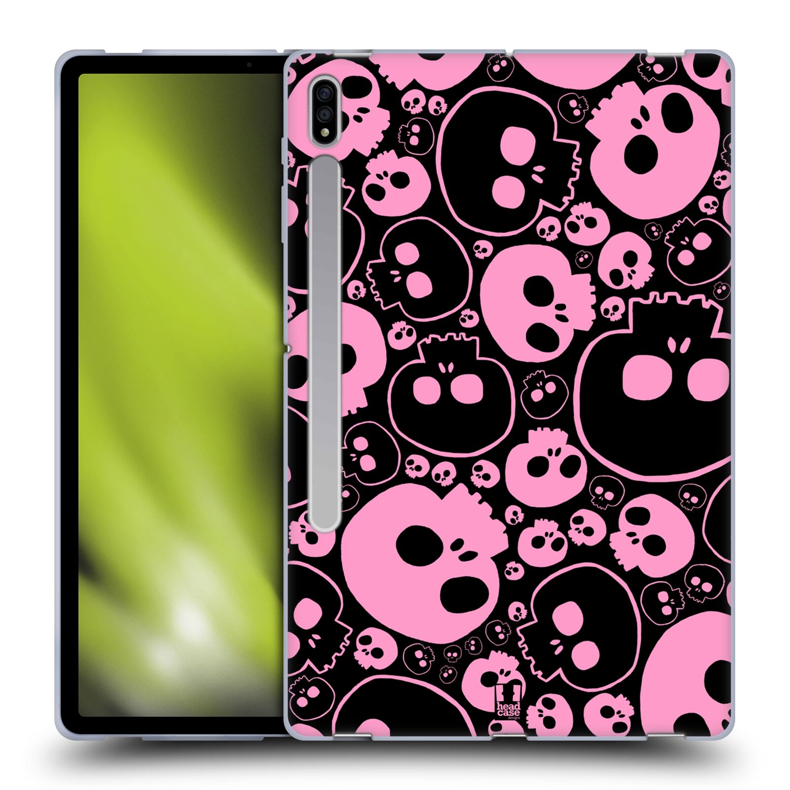 HEAD CASE DESIGNS JAZZY SKULLS SOFT GEL CASE FOR SAMSUNG TABLETS 1 - Picture 10 of 13