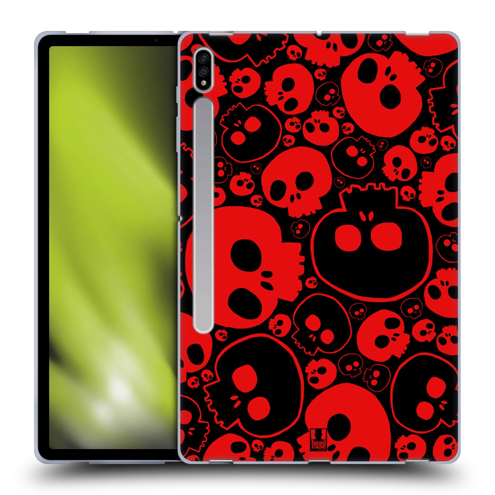 HEAD CASE DESIGNS JAZZY SKULLS SOFT GEL CASE FOR SAMSUNG TABLETS 1 - Picture 11 of 13