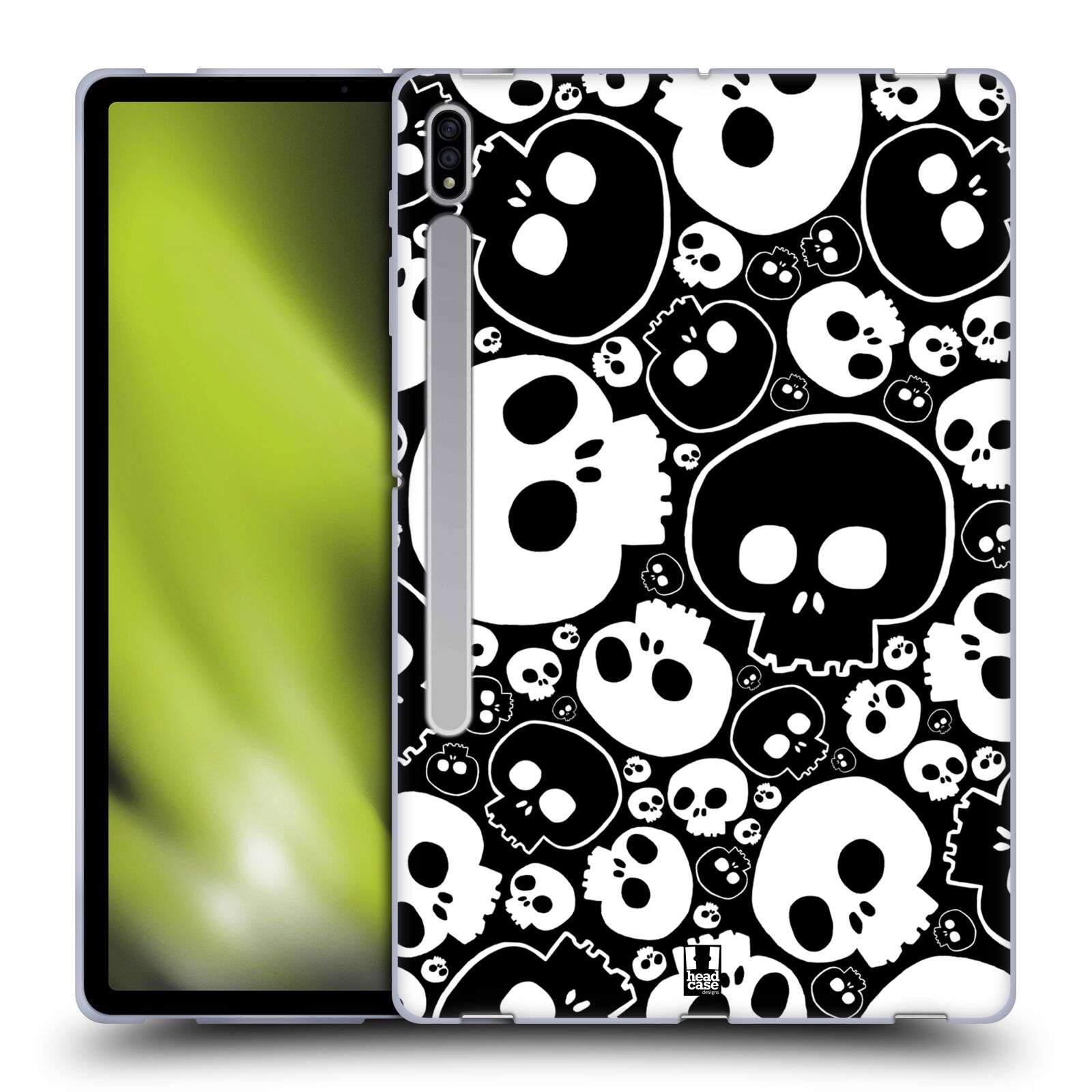 HEAD CASE DESIGNS JAZZY SKULLS SOFT GEL CASE FOR SAMSUNG TABLETS 1 - Picture 12 of 13