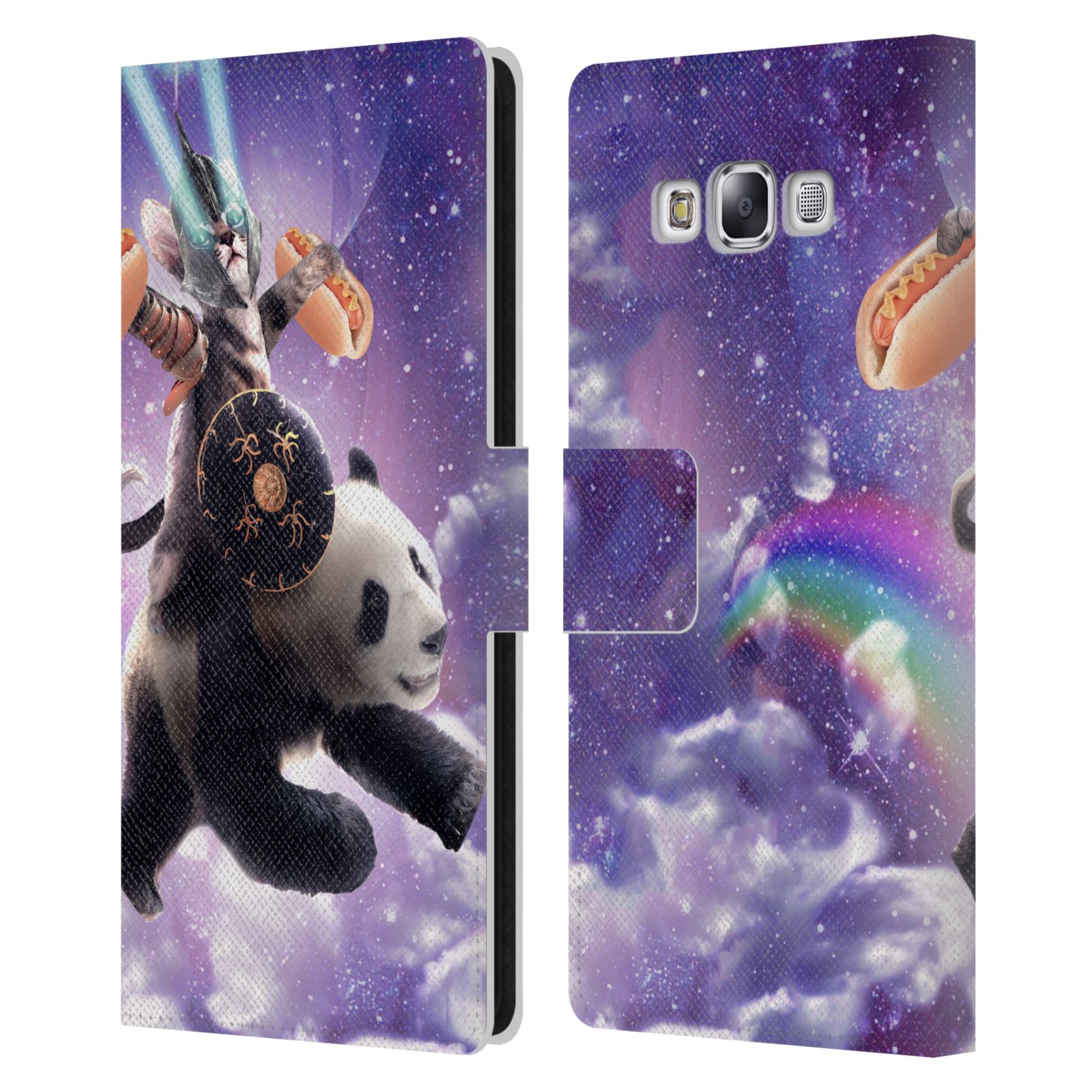 JAMES BOOKER MIXED DESIGNS LEATHER BOOK WALLET CASE COVER FOR SAMSUNG PHONES 3