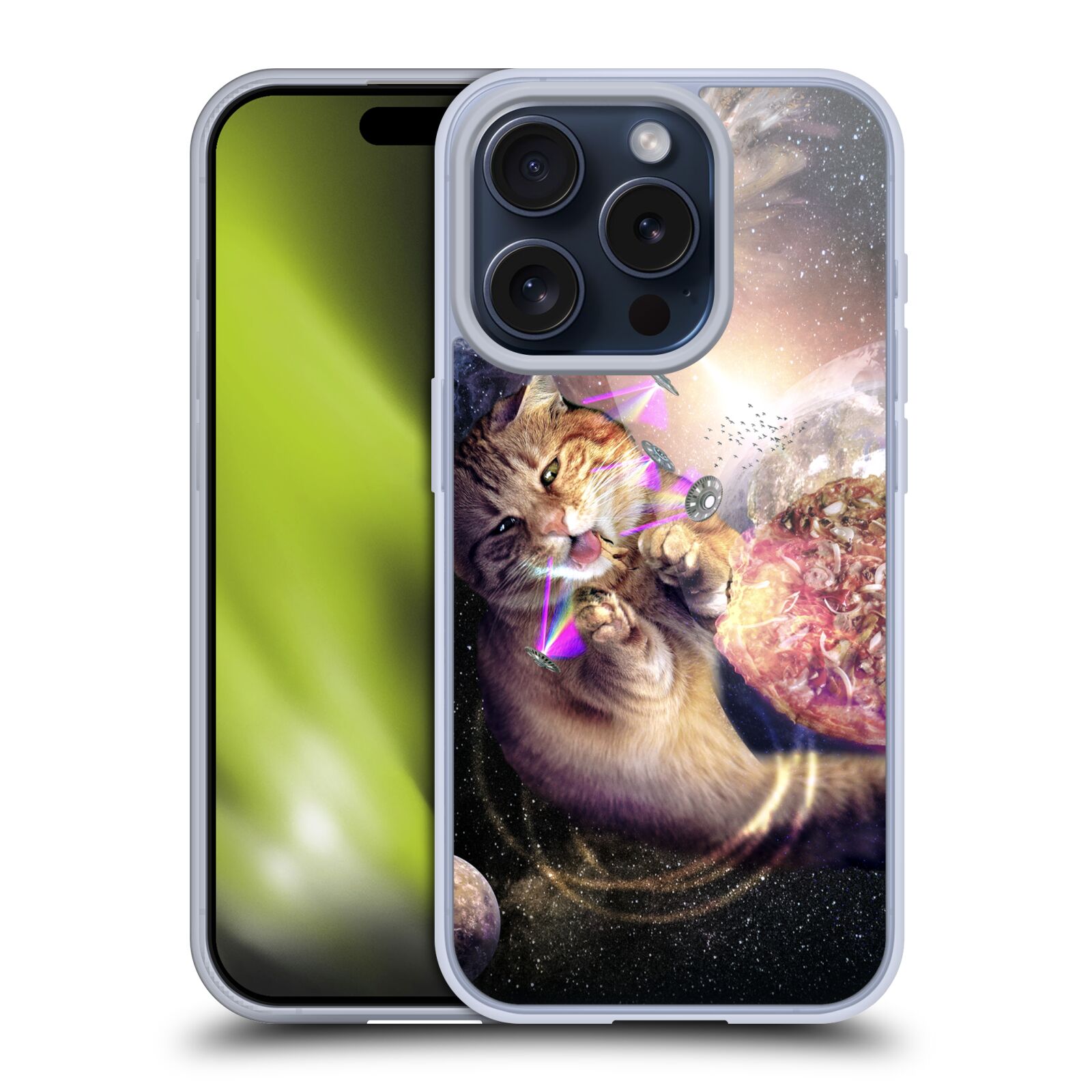 OFFICIAL RANDOM GALAXY SPACE CAT SOFT GEL CASE FOR APPLE iPHONE PHONES - Picture 14 of 15