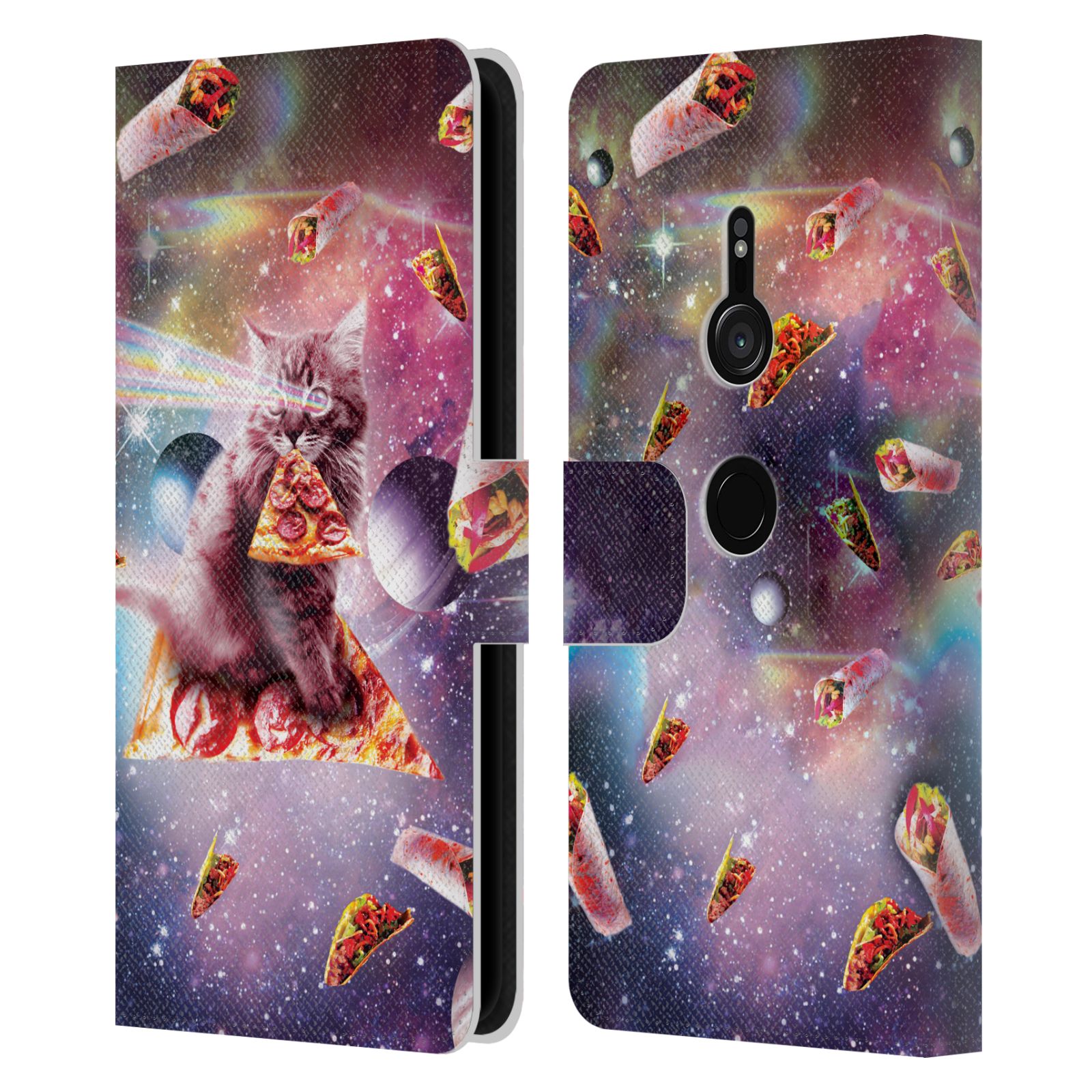 OFFICIAL JAMES BOOKER SPACE PIZZA RIDE LEATHER BOOK CASE FOR SONY PHONES 1 - 第 12/16 張圖片