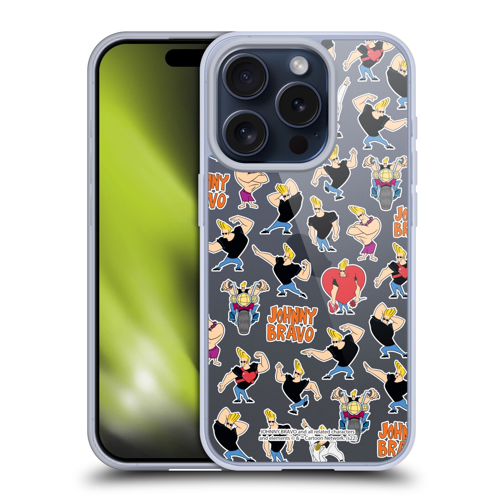 OFFICIEL JOHNNY BRAVO GRAPHIQUES ÉTUI COQUE EN GEL POUR APPLE iPHONE TÉLÉPHONES - Photo 9 sur 10