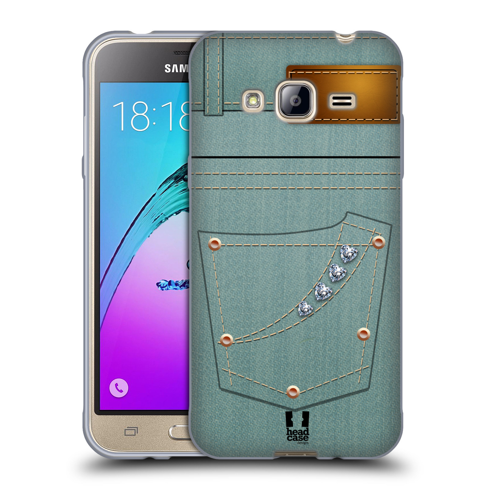 HEAD CASE DESIGNS BOLSO VAQUERO GEL SUAVE FUNDA MÓVIL PARA TELÉFONOS MÓVILES SAMSUNG 3 - Imagen 9 de 14